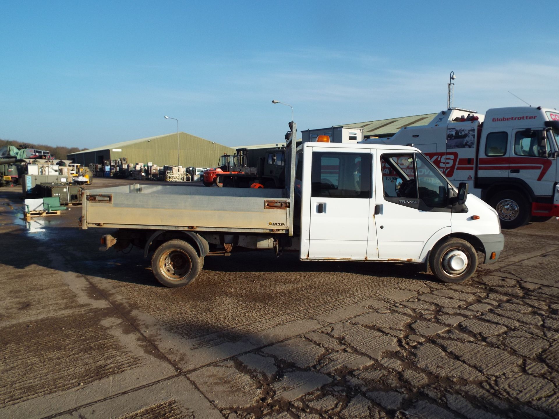 Ford Transit 115 T350L Double Cab Flat Bed Tipper - Image 8 of 19