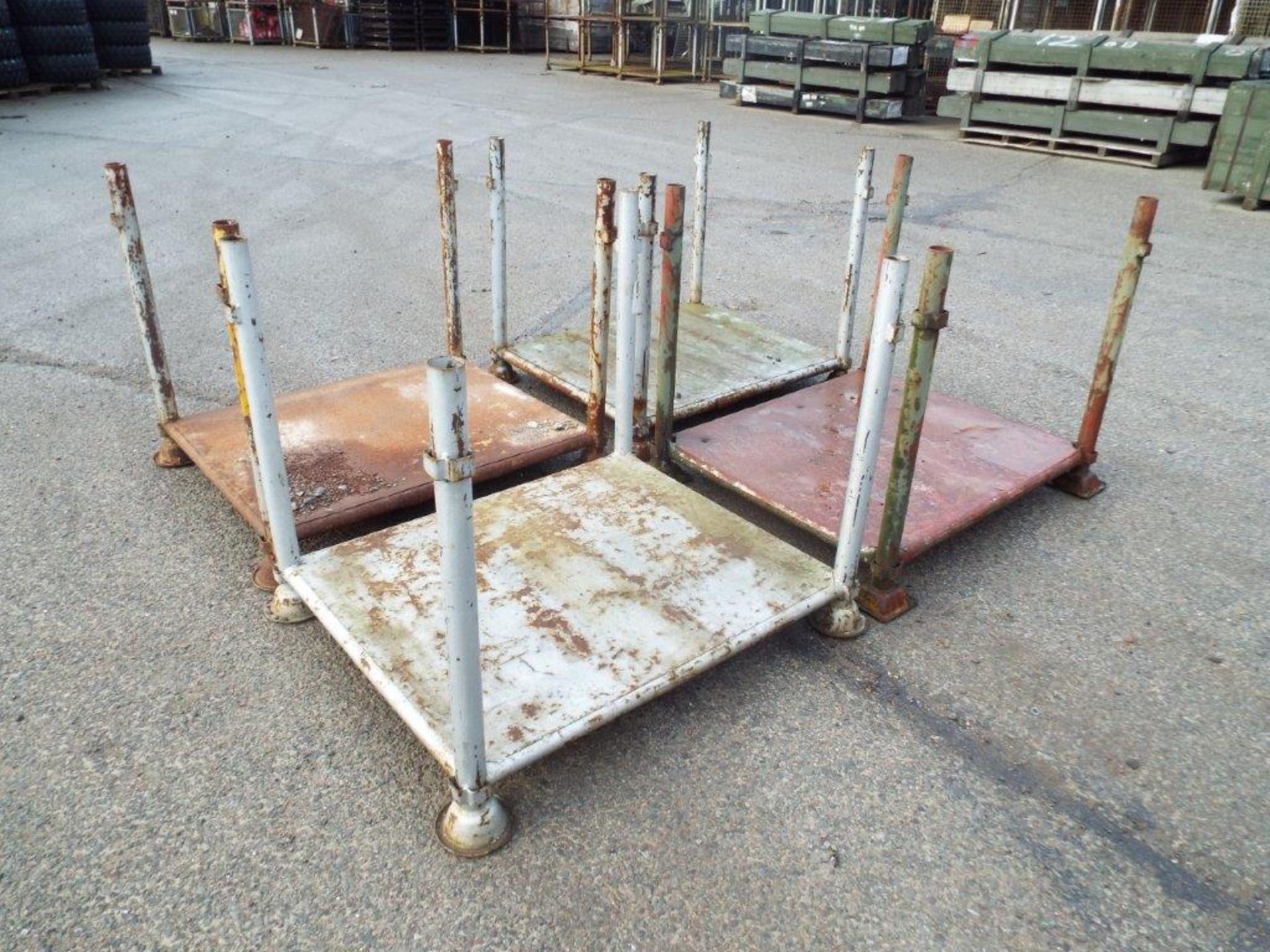 4 x Nato Stacking Post Pallets