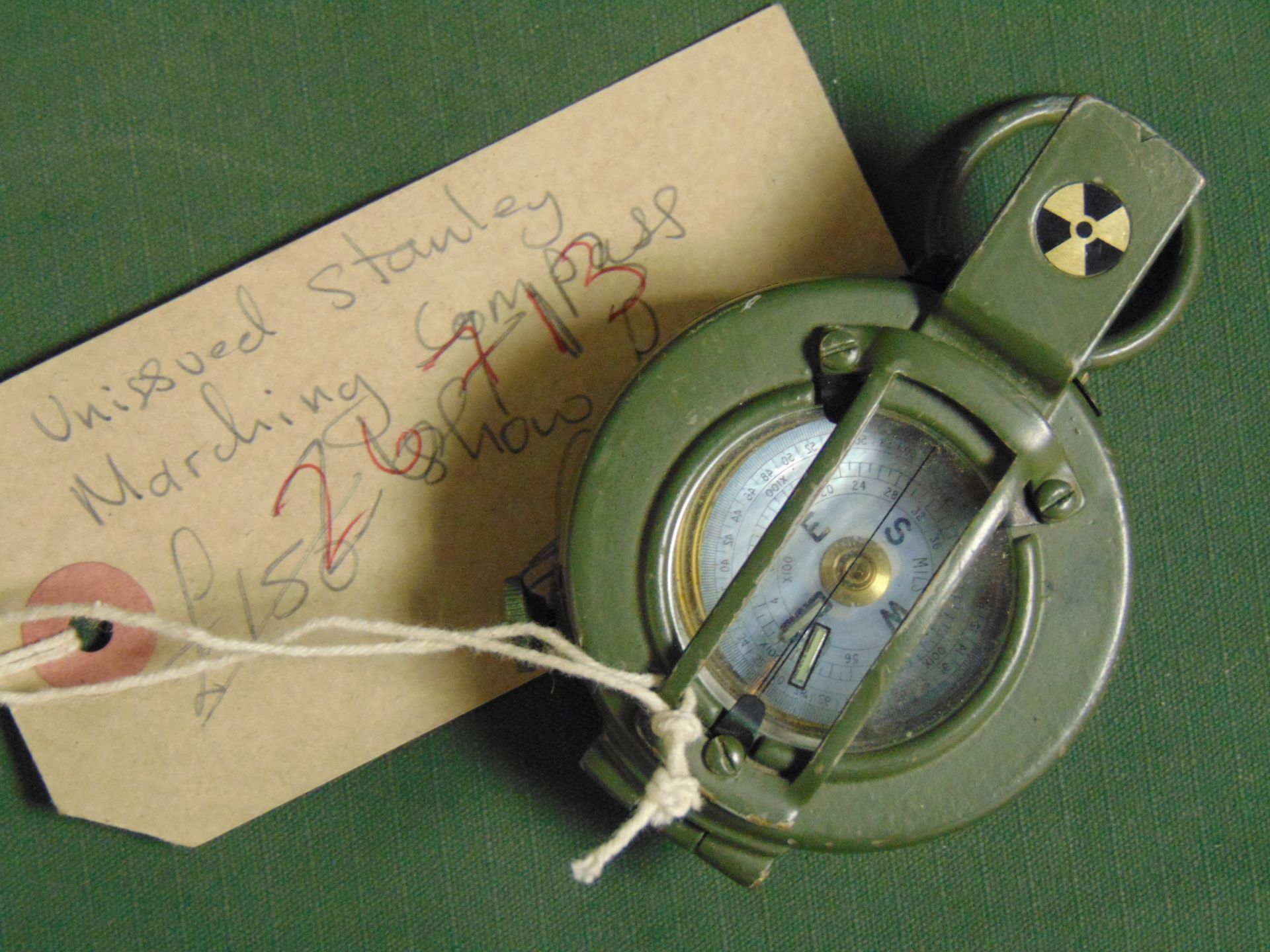 Unissued Stanley Prismatic Marching Compass - Image 3 of 5