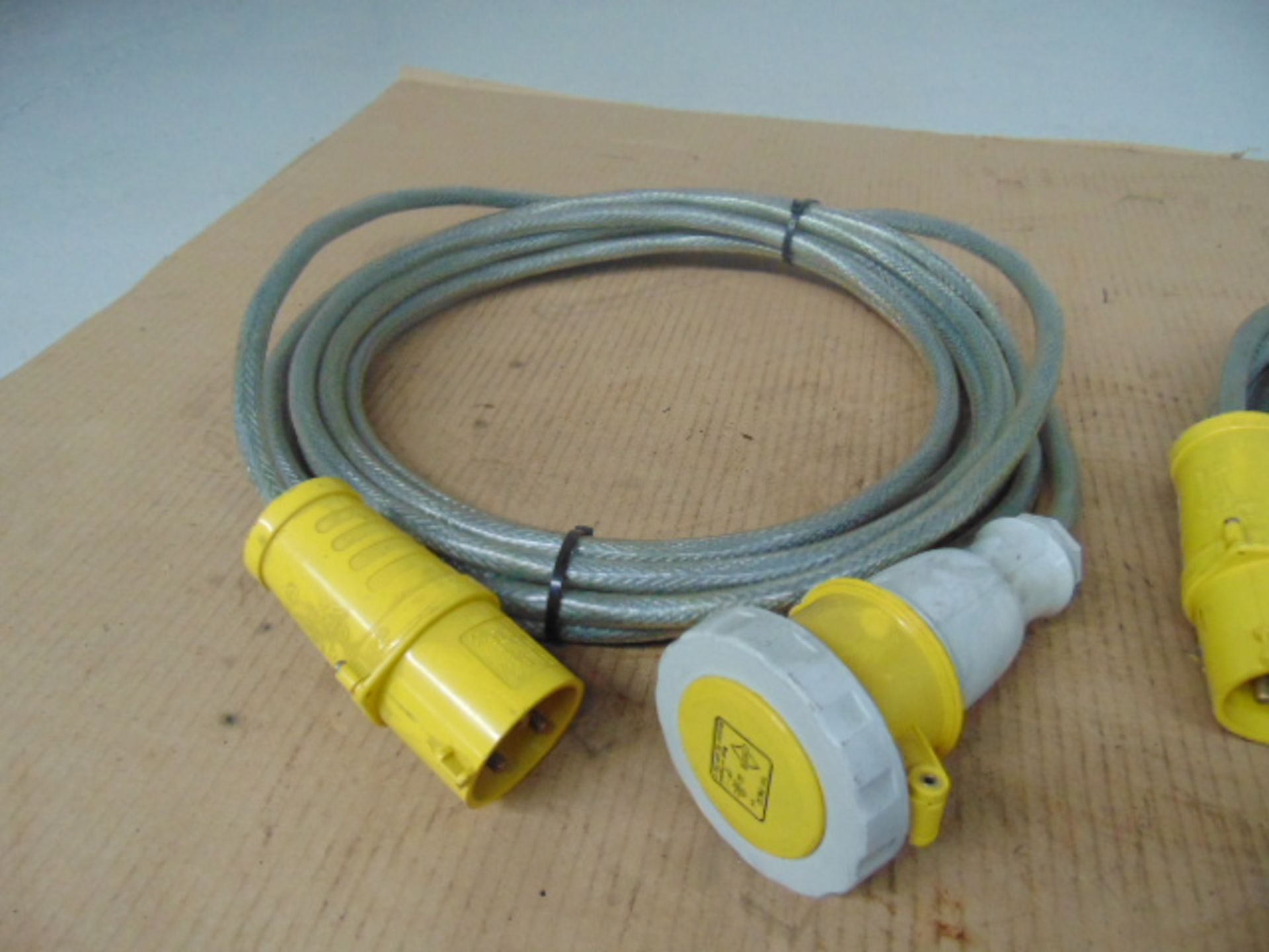 2 x 110V Power Cables - Image 2 of 8