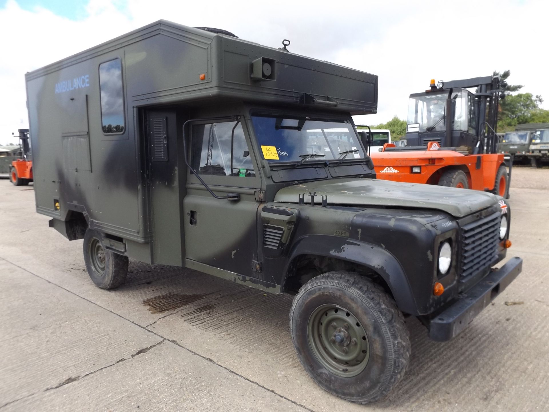 Military Specification Land Rover Wolf 130 ambulance