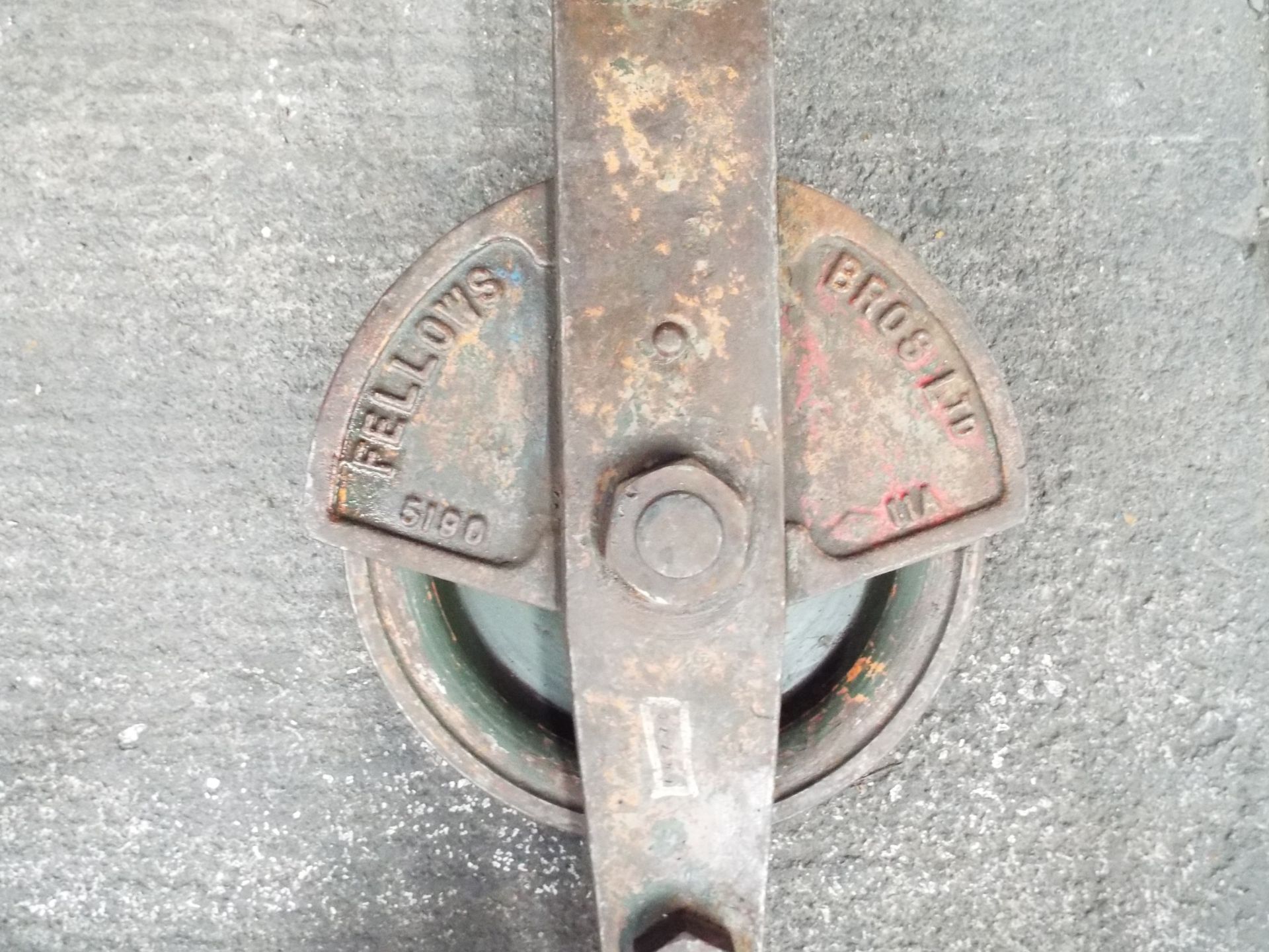 Heavy Duty Fellow Bros Mark III 15 ton Swing Cheek Pulley Block - Image 4 of 6