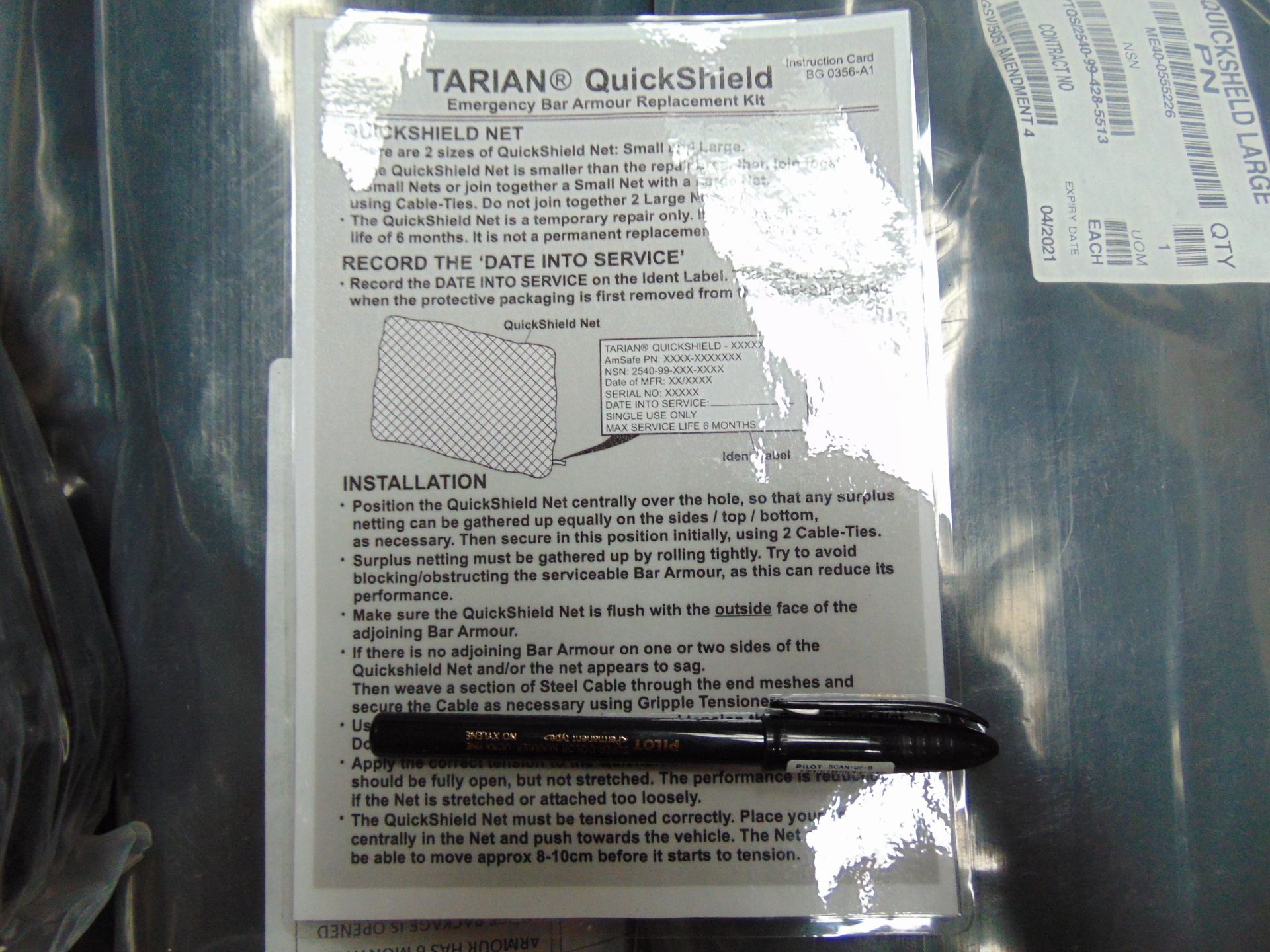 75 x Tarian Quickshield Vehicle Repair Kits - Image 5 of 7