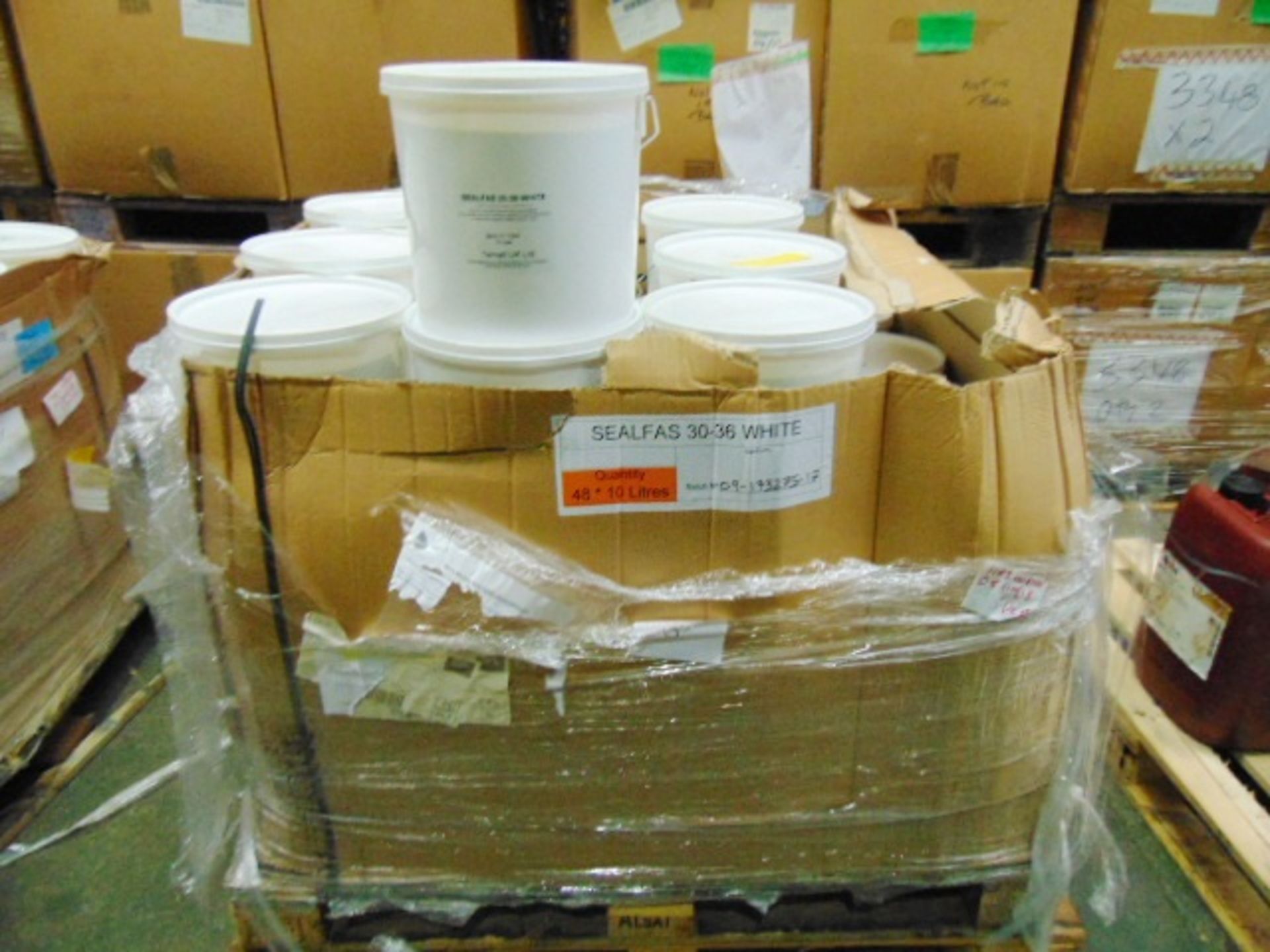 42 x Unissued 10L Tubs of Sealfas 30-36 Coating