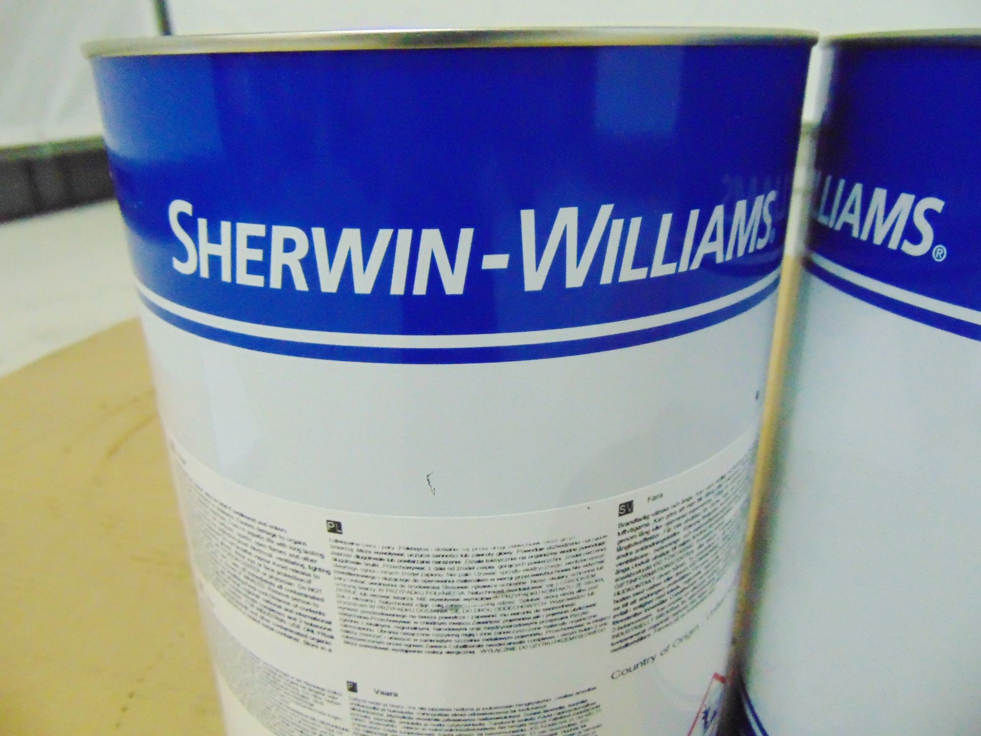 3 x Unissued 5L Sherwin-Williams C530 Quick Drying High Gloss - Bild 2 aus 3