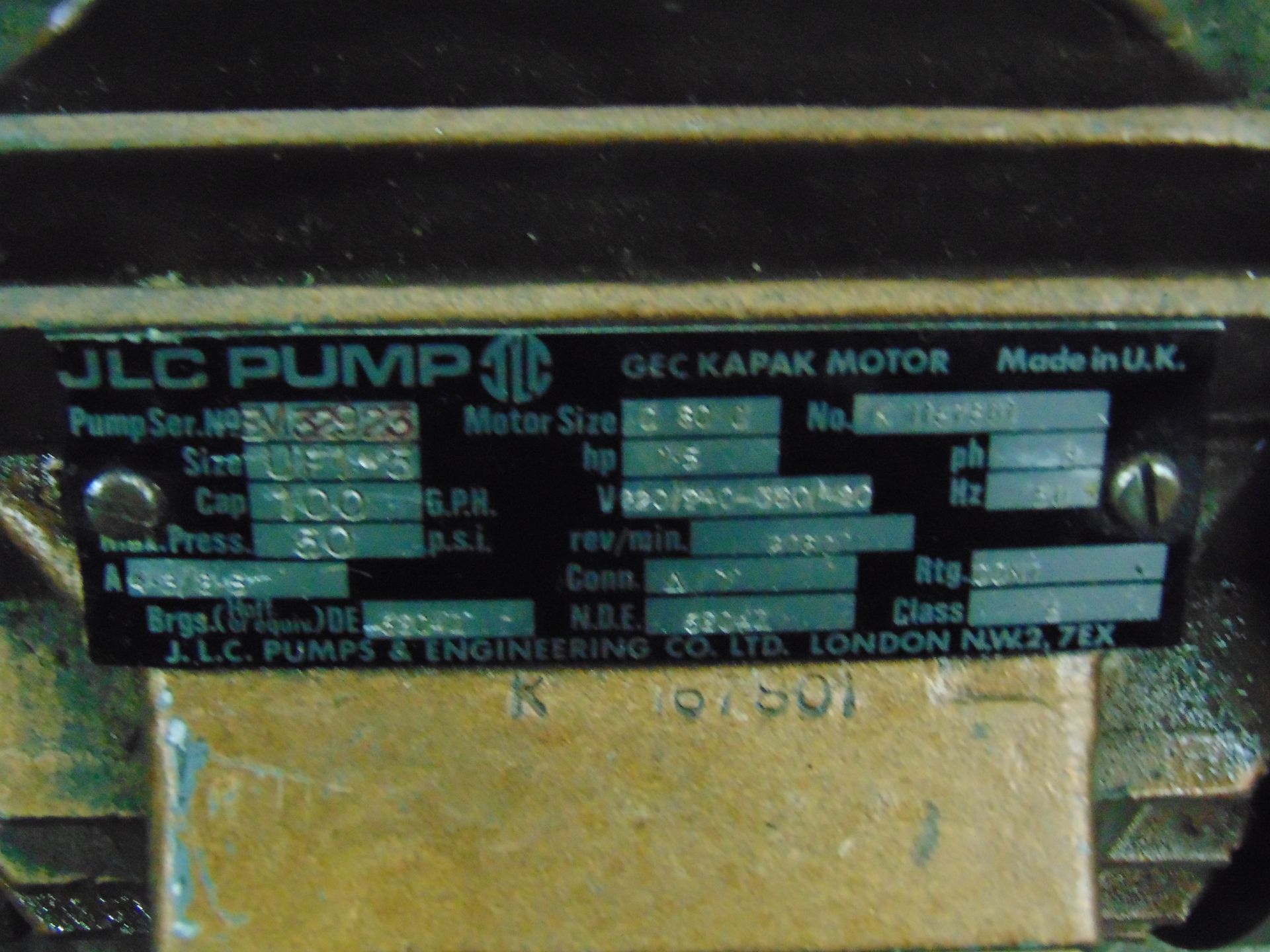 JLC EM32923 1.5HP Turbine Pump - Image 5 of 6