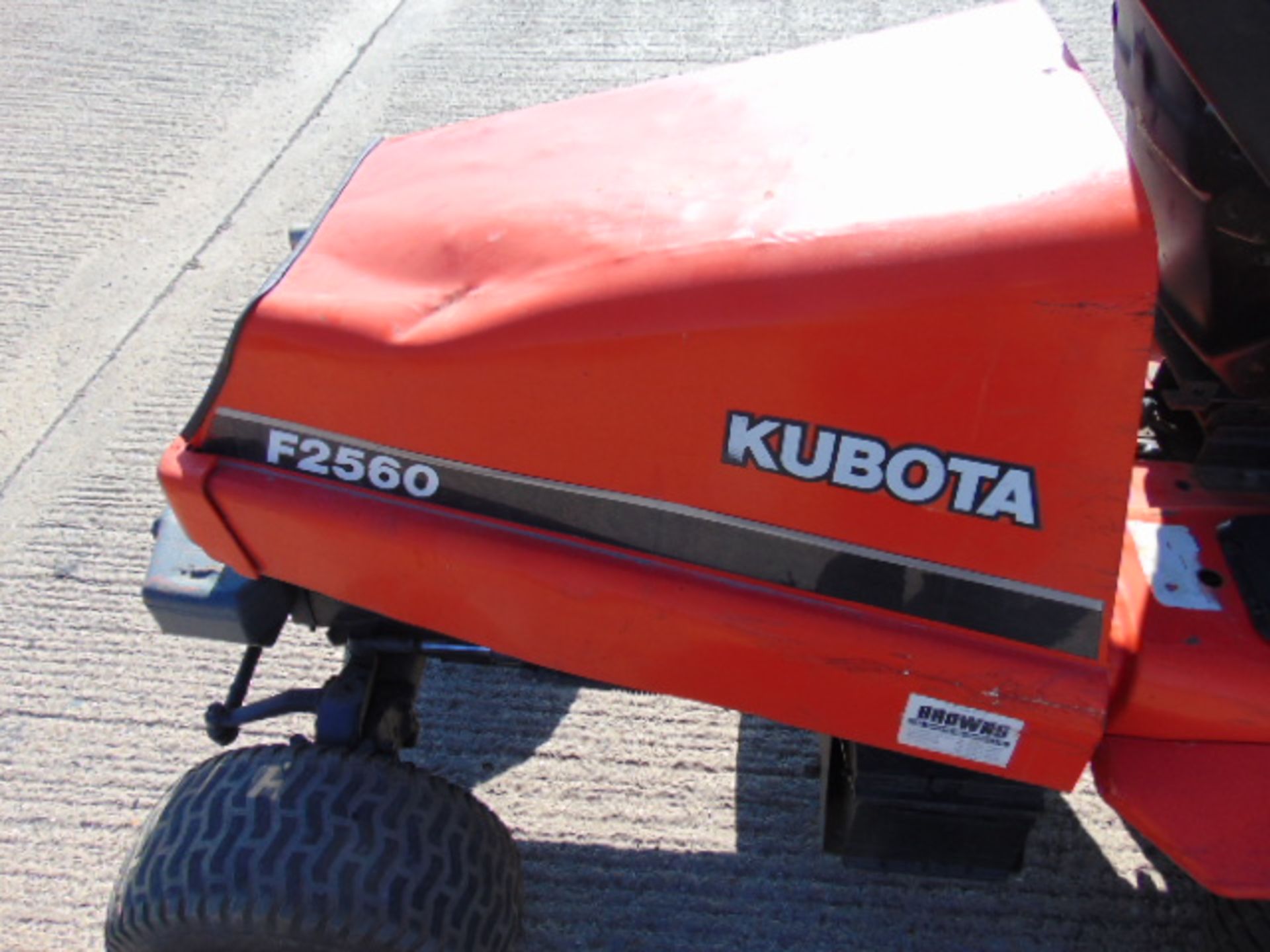 Kubota F2560 Out Front Mower 2199 Hours Only. - Image 9 of 11
