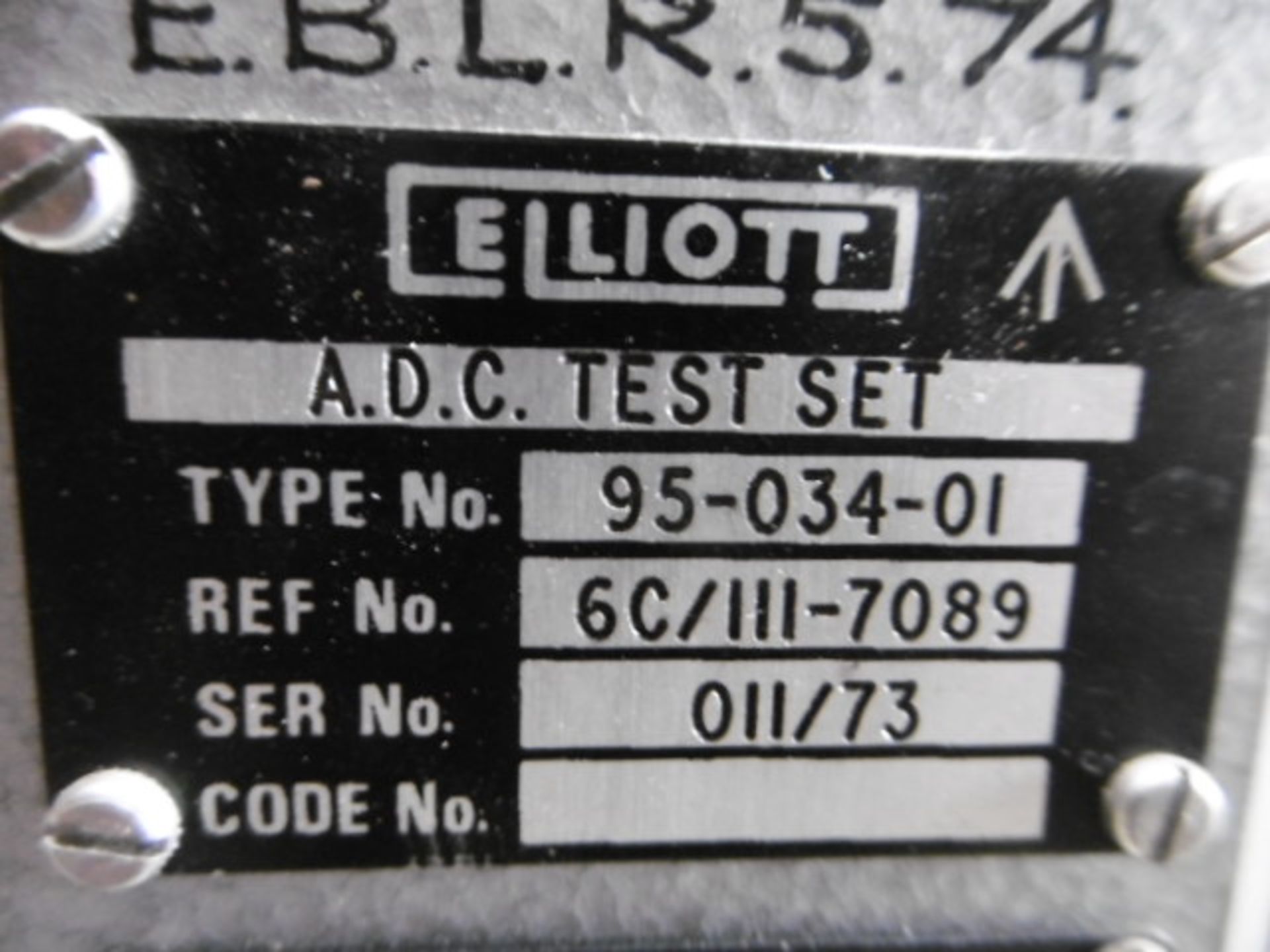 Elliott A.D.C. Test Set - Image 7 of 10