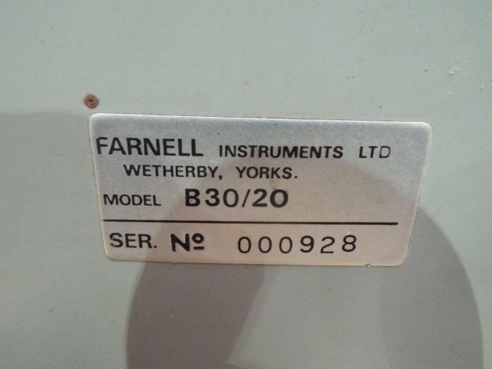 Farnell Stabilised B30/20 Variable Power Supply - Image 5 of 6