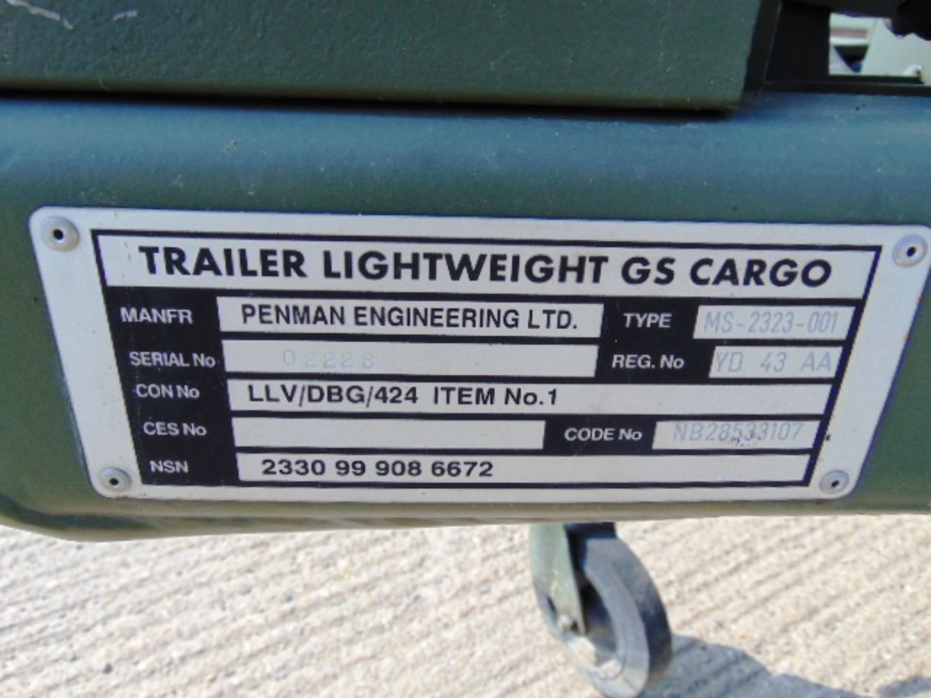 Penman General Lightweight Trailer - Image 14 of 16