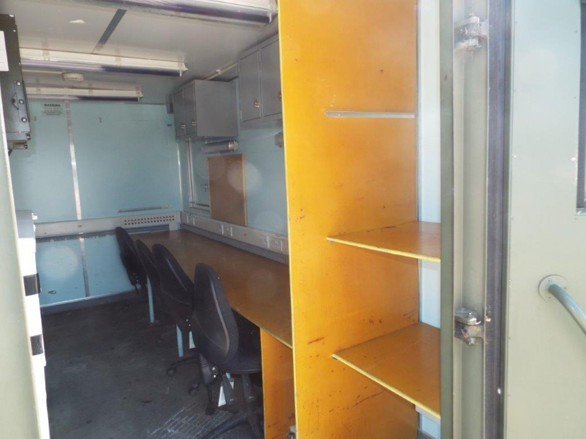 Demountable Office Unit C/W Twist Locks, Air Con, Work Stations etc - Image 11 of 28