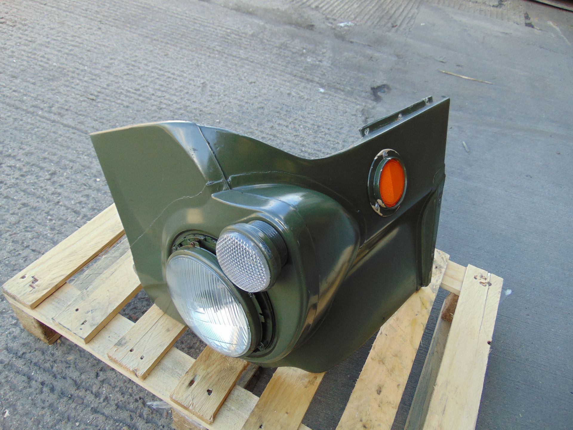 Bedford MJ LH Head Lamp Panel with Headlamp and Indicator