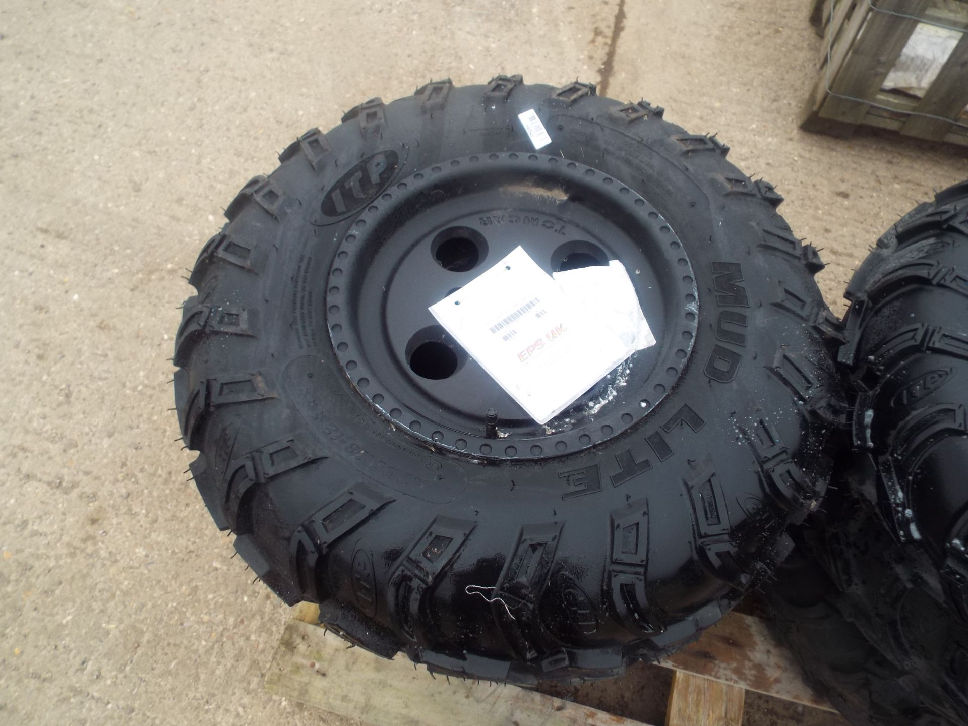 6 x ITP Mud Lite AT25x8-12 ATV/Quad Tyres - Image 2 of 8