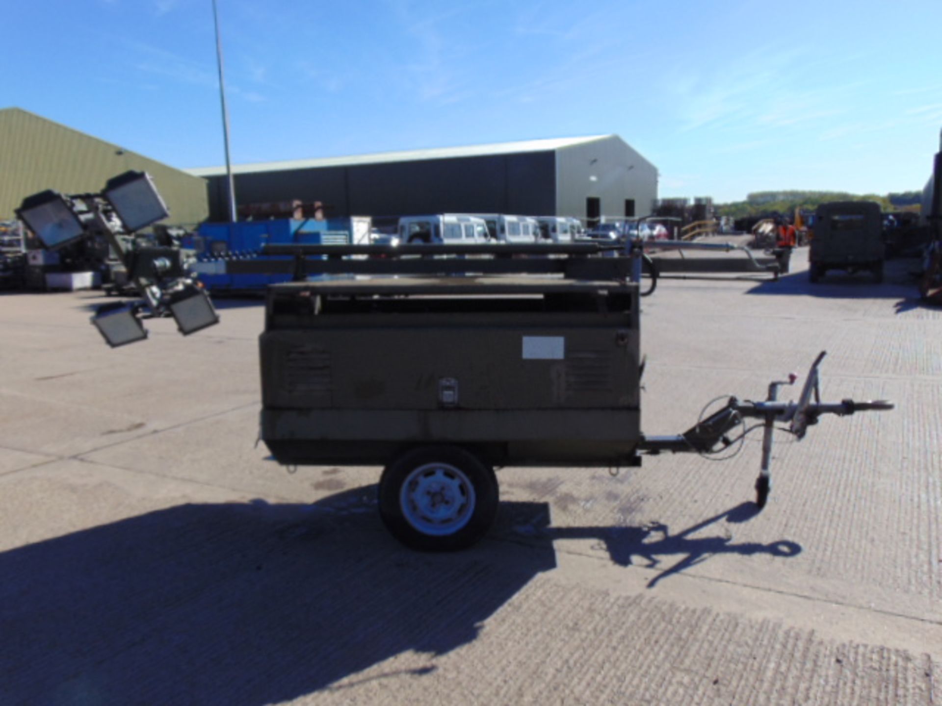 HyLite Lister Petter powered Trailer Mounted Lighting Tower - Image 5 of 23