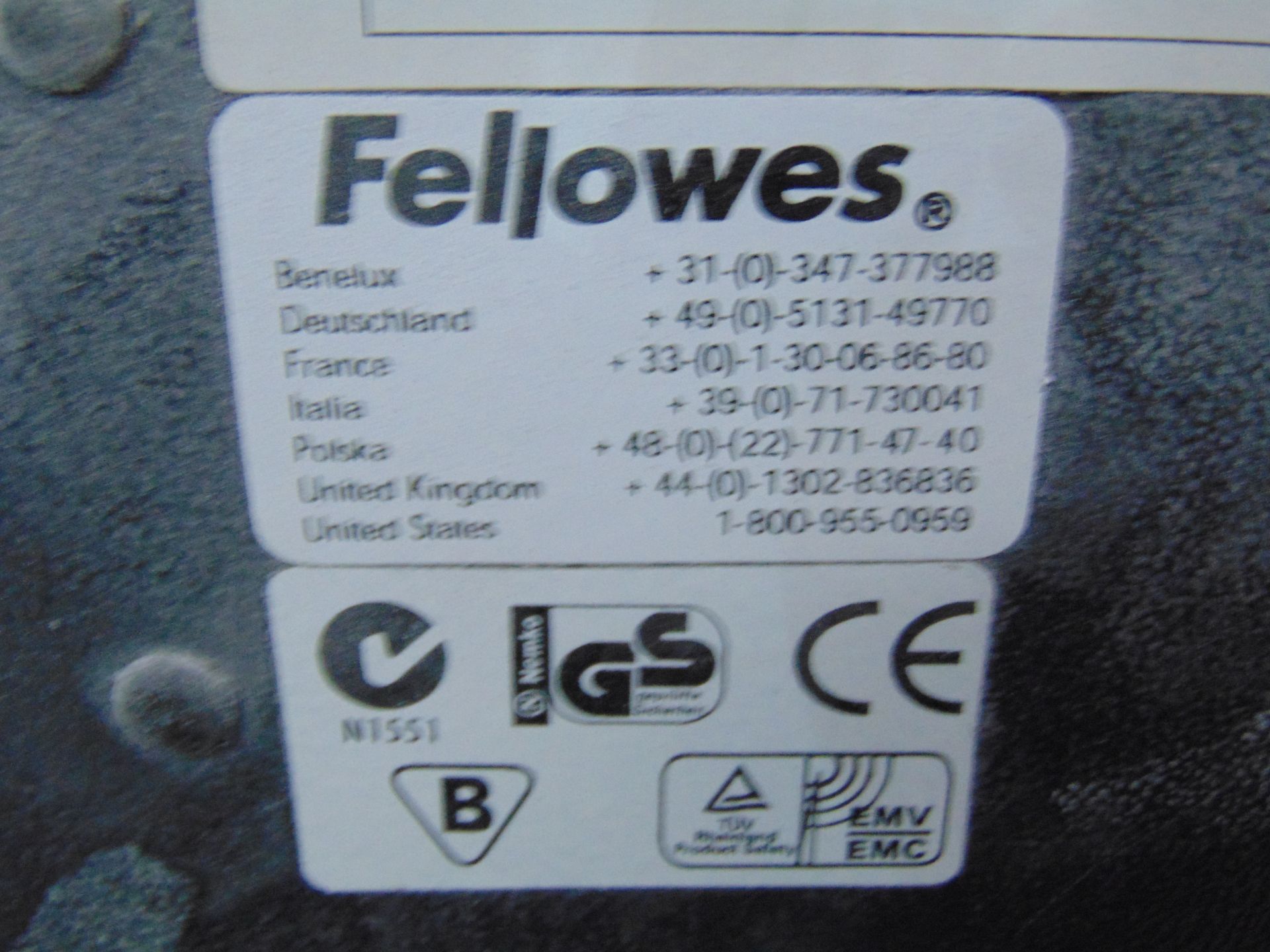 Fellows Powershred C-320c Shredder - Image 8 of 9