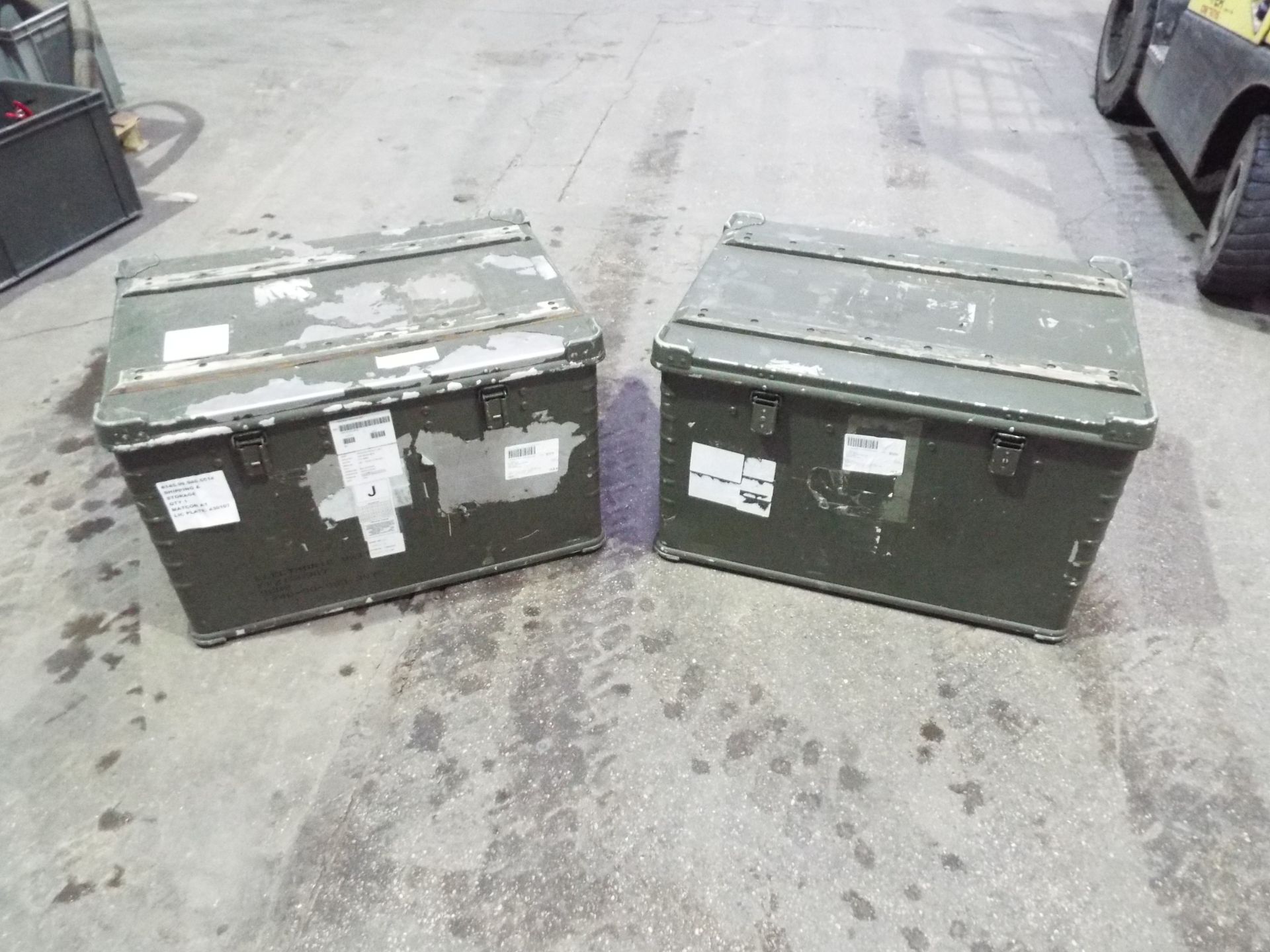 2 x Heavy Duty Zarges Aluminium Cases