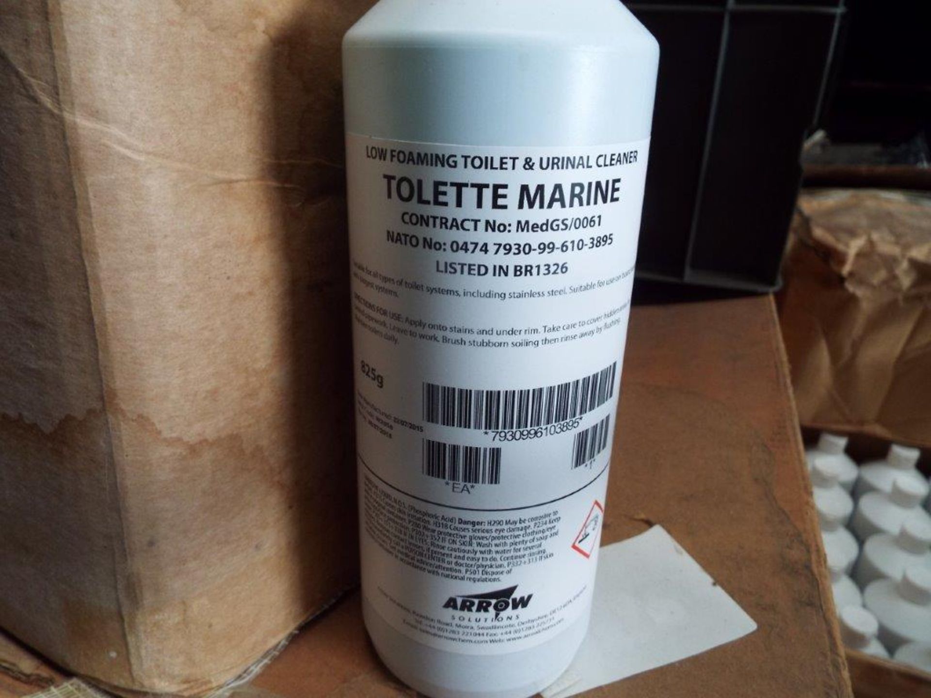 Approx 200 x Unissued 825g Bottles of Tolette Marine Low Foaming Toilet and Urinal Cleaner - Image 2 of 4