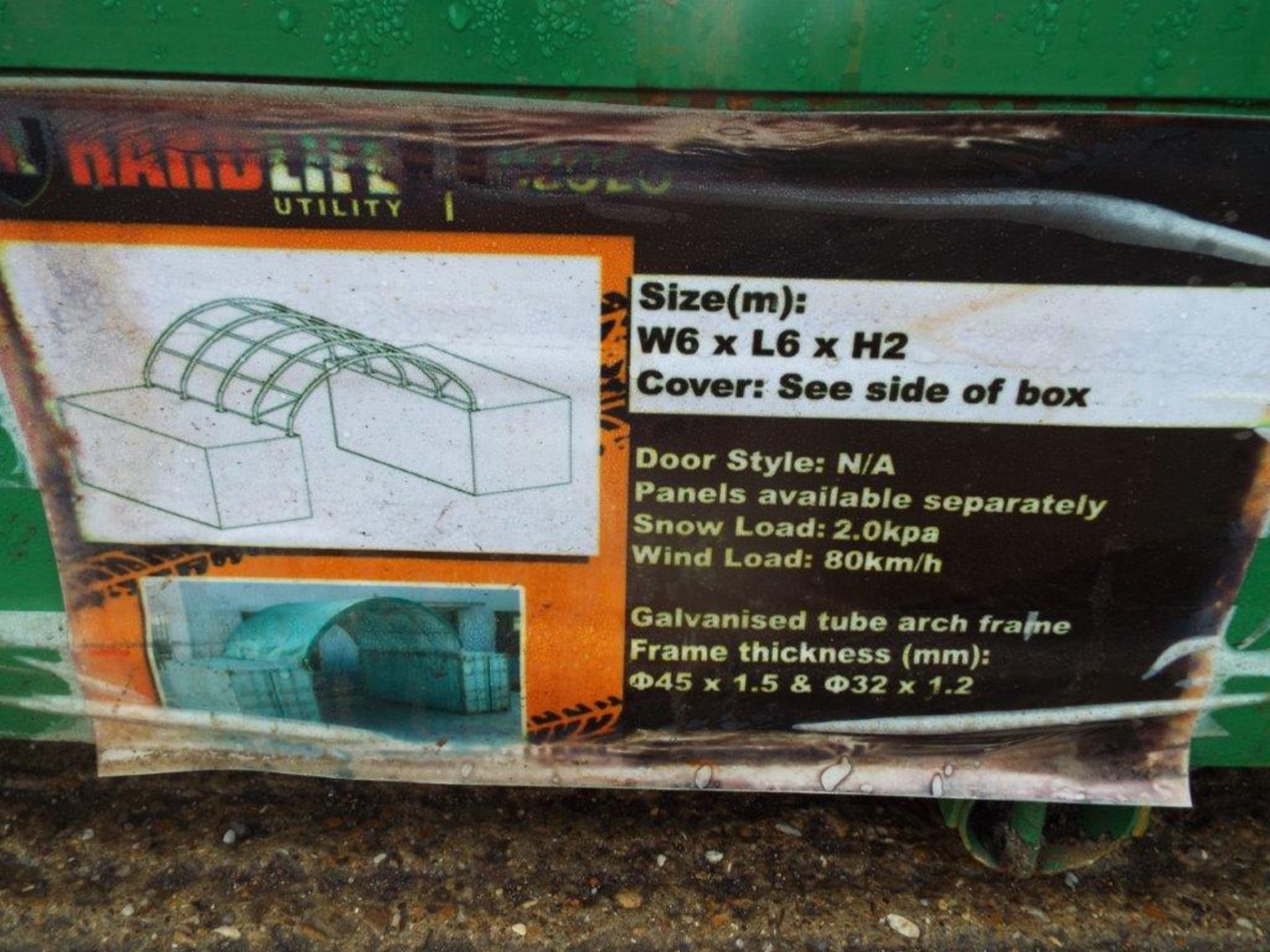 Container Shelter 20'W x 20'L x 6'6" H P/No C2020 - Bild 3 aus 5