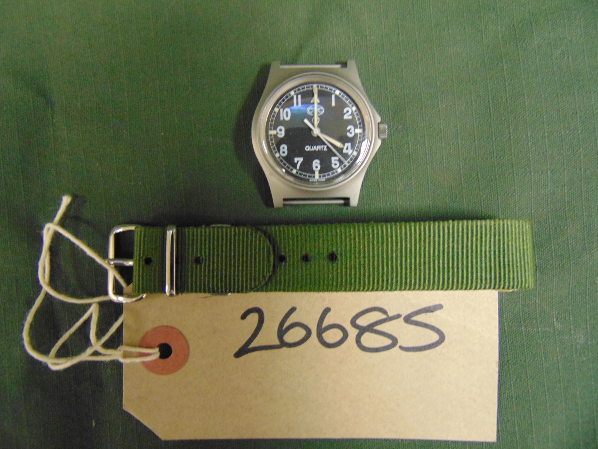 Very Rare Unissued CWC Quartz 0552 Marines/Navy Issue Watch Date 1990 Gulf War - Image 4 of 6