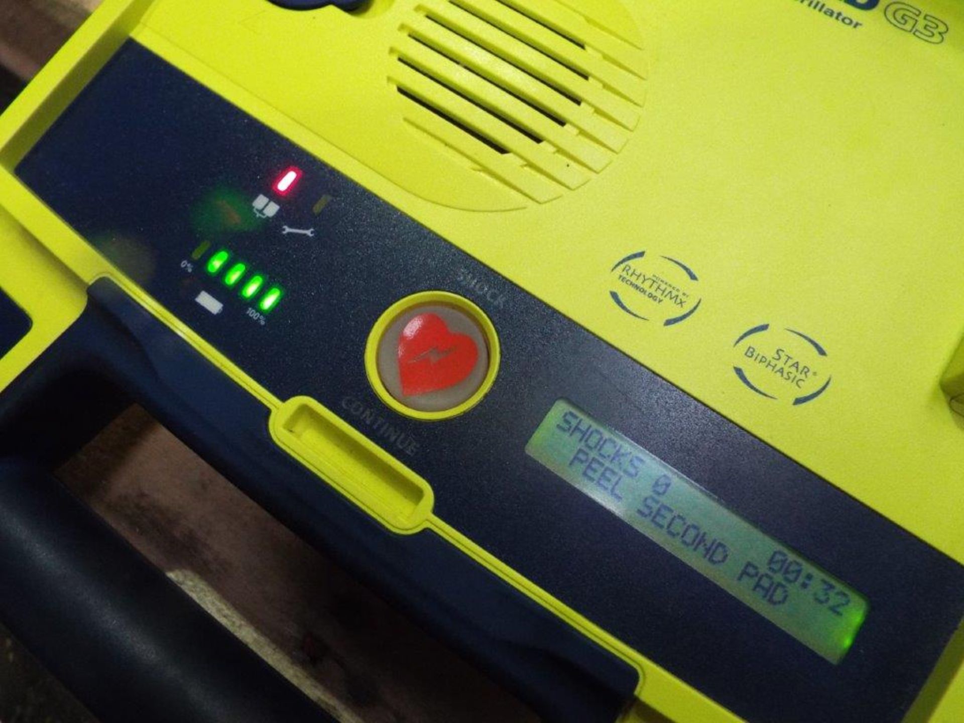 Cardiac Science Powerheart G3 Automatic AED Automatic External Defribrillator - Bild 4 aus 7