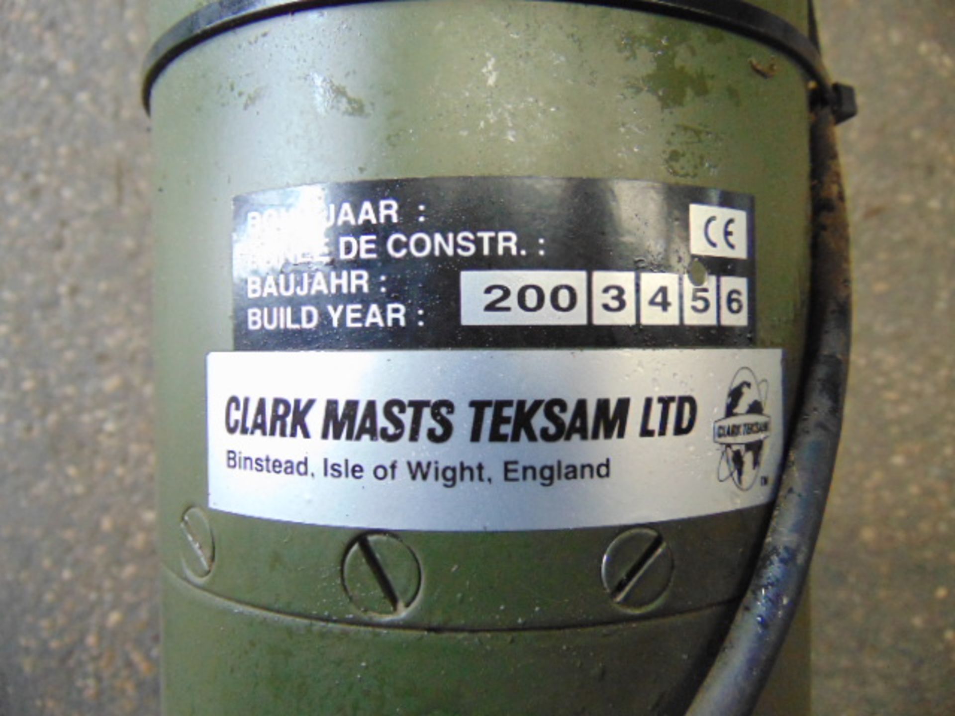 Unissued Clark/Thales Pneumatic Mast Assy with Hand Pump and Meteorological Sensor - Image 5 of 11