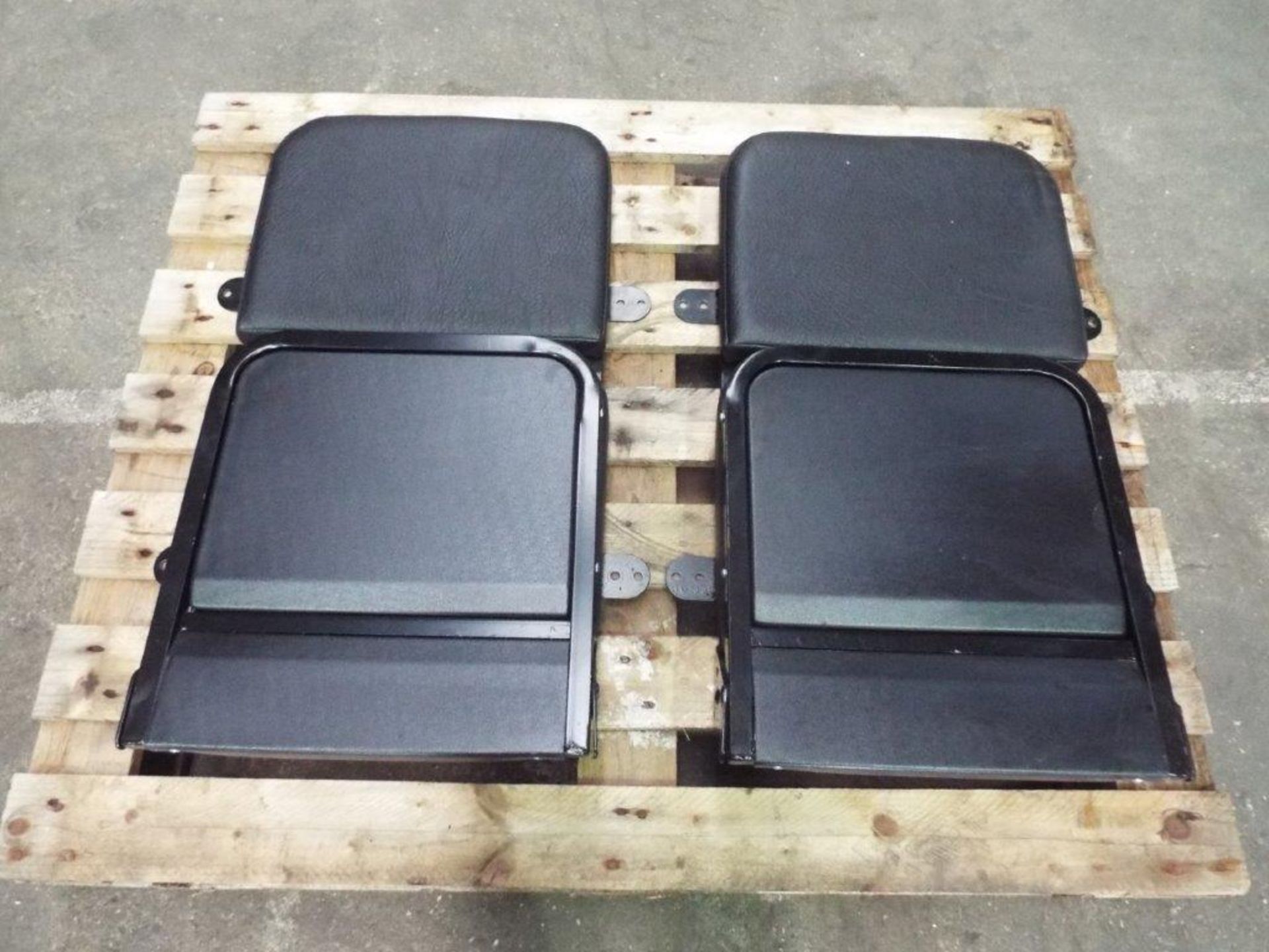 2 x Fold Down Wall Chairs