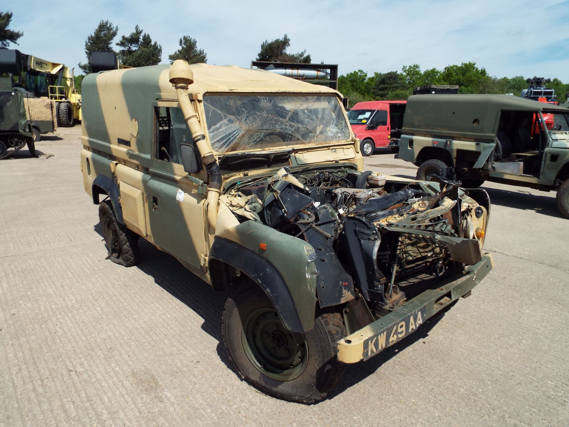 Military Specification LHD Land Rover Wolf 110 Hard Top