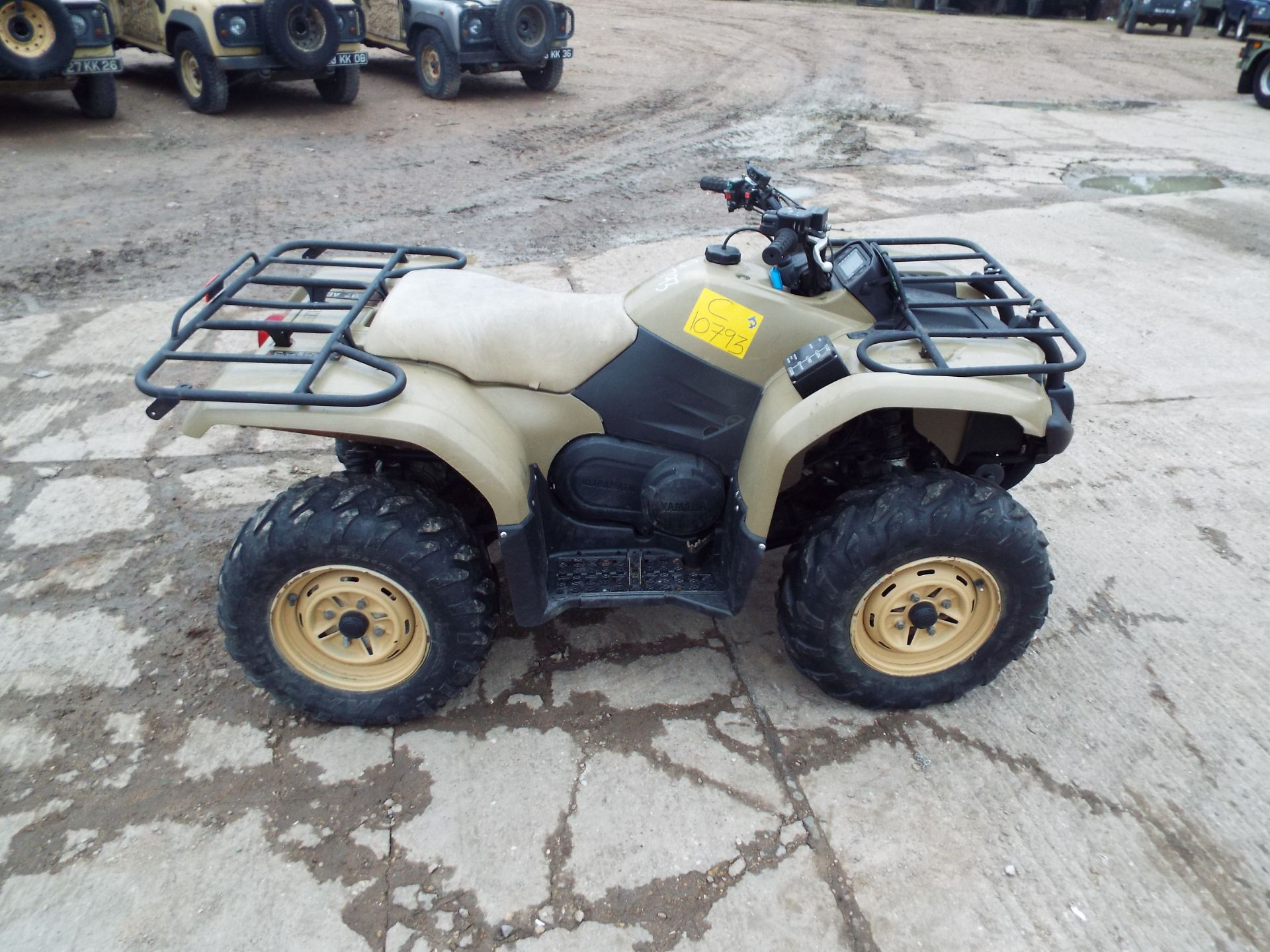Military Specification Yamaha Grizzly 450 4 x 4 ATV Quad Bike Complete with Winch - Image 8 of 20