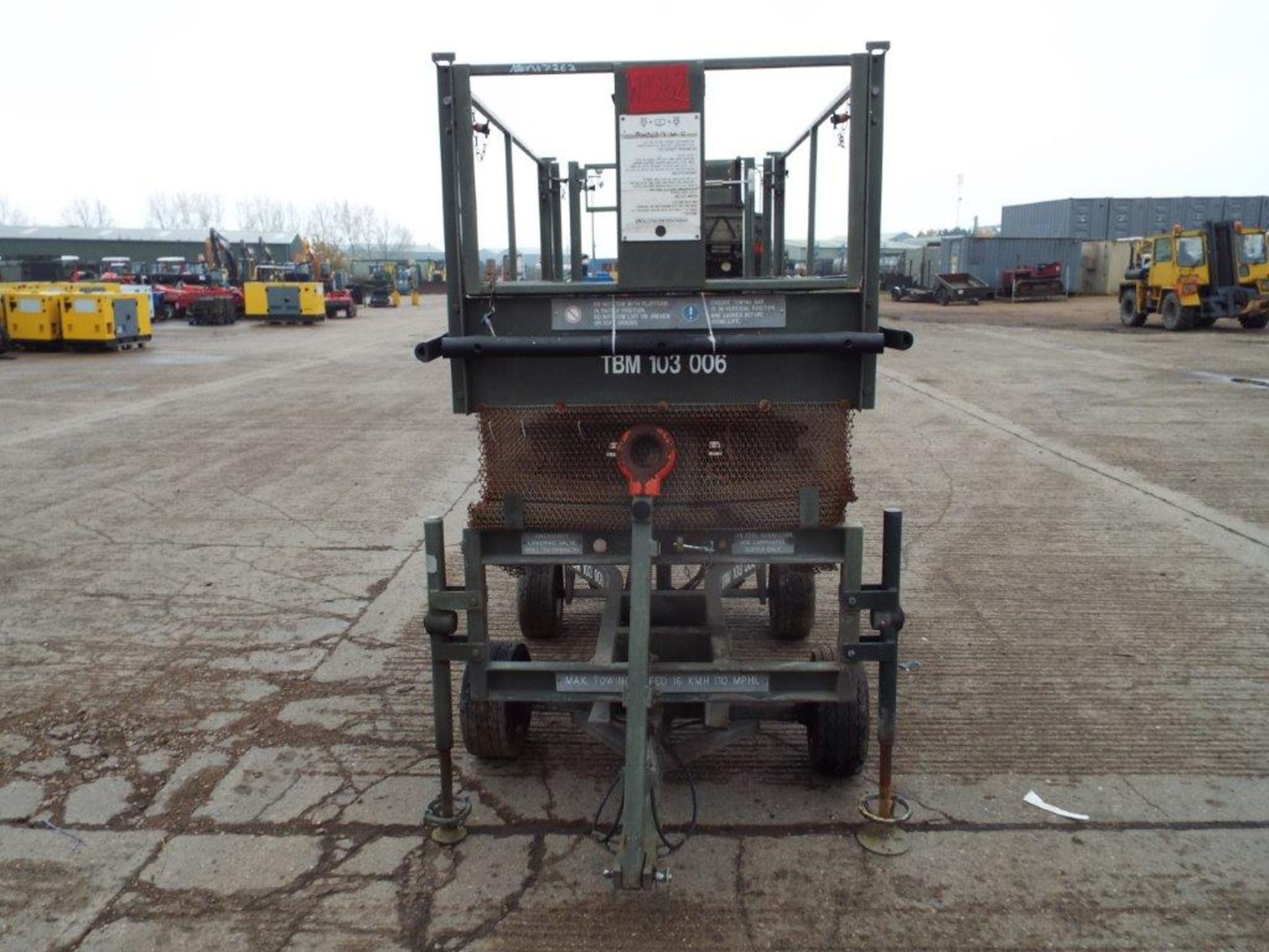 UK Lift 4m Mobile Hydraulic Work Platform - Bild 2 aus 15