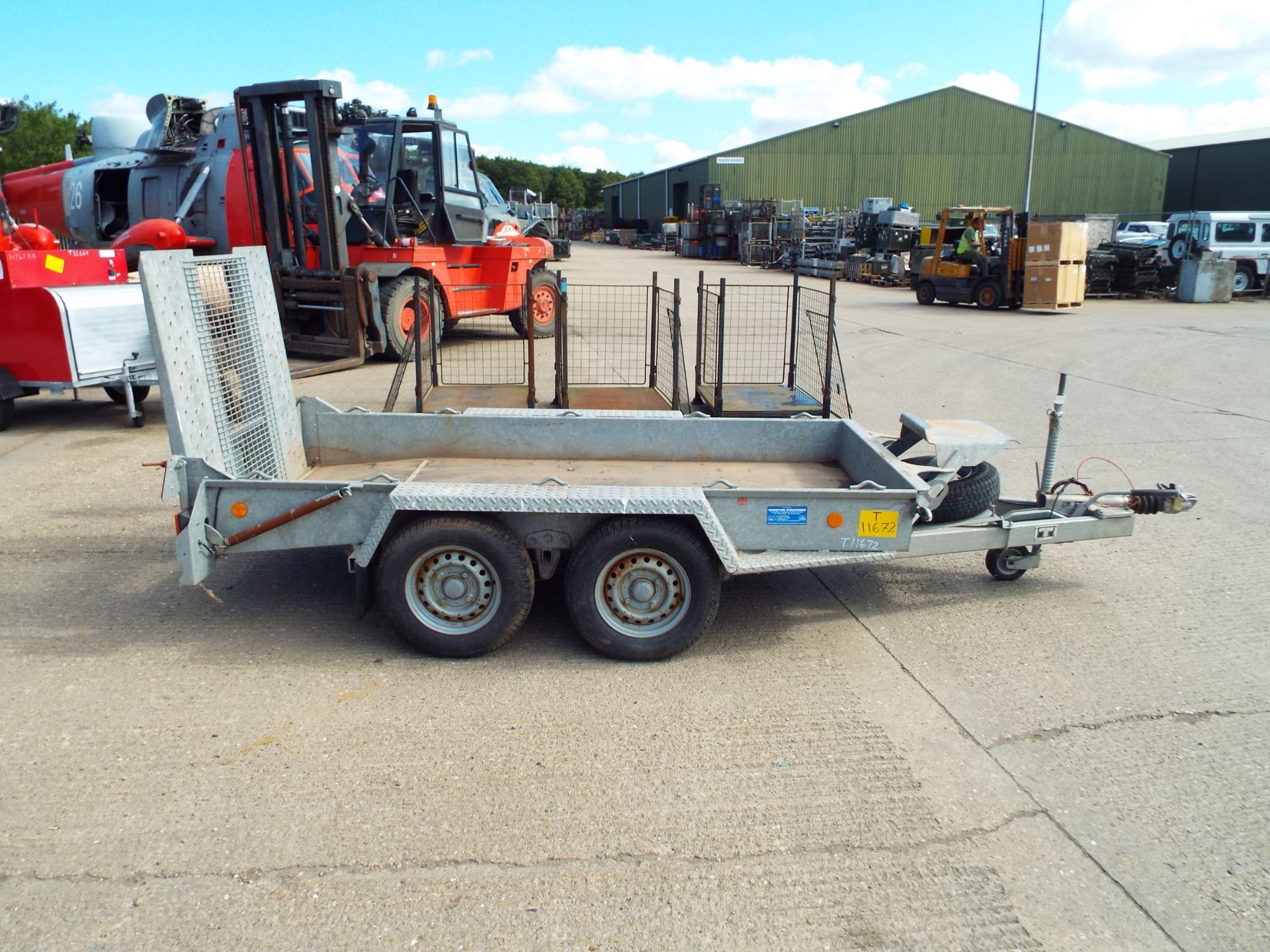 Twin Axle Ifor Williams Small Plant / Mini Digger Trailer - Image 8 of 18