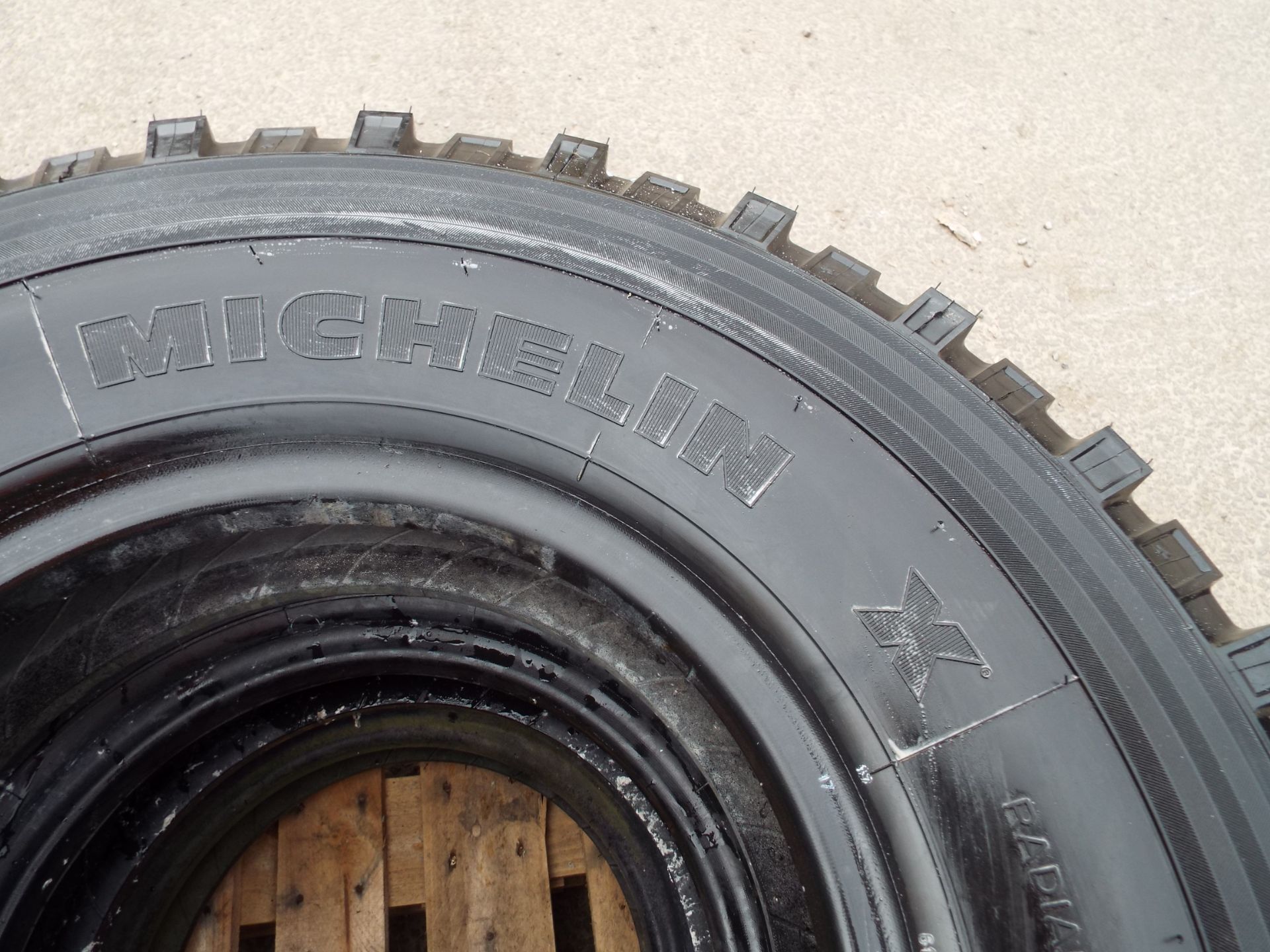 3 x Michelin XZL 8.25 R16 Tyres - Image 2 of 6