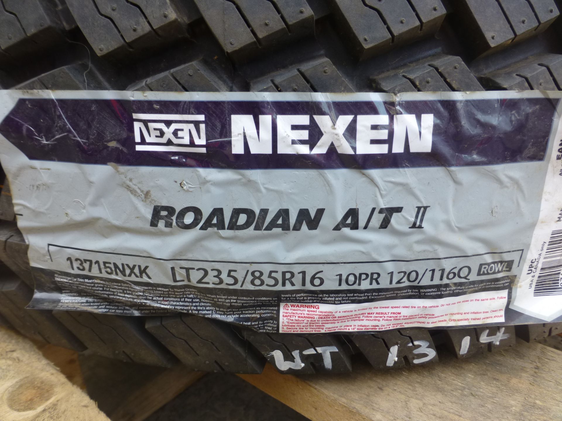 2 x Nexen Roadian ATII LT235/85 R16 Tyres - Image 3 of 6