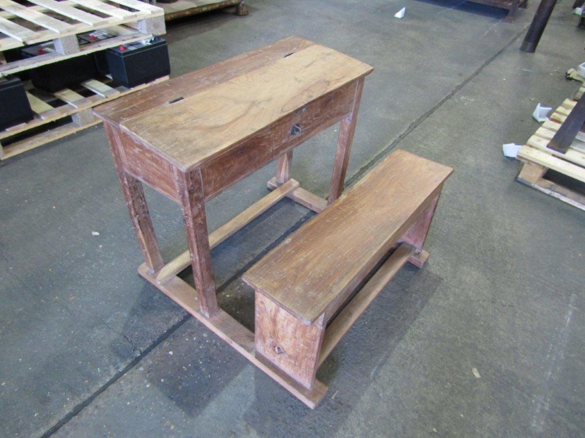 Vintage Upcycled School Desk