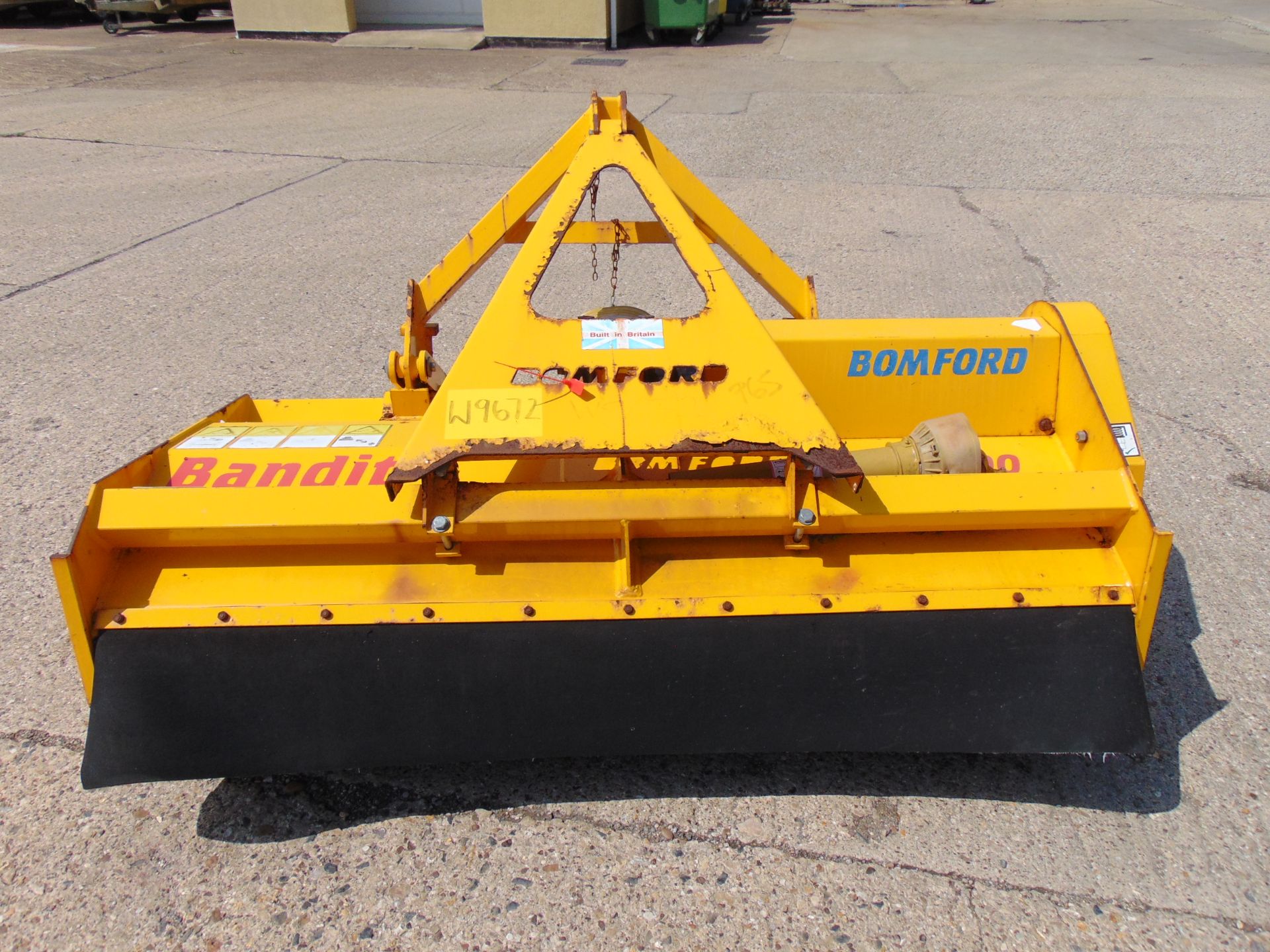Bomford Bandit B1500 Trailed PTO driven Flail Mower Council Owned - Image 2 of 10