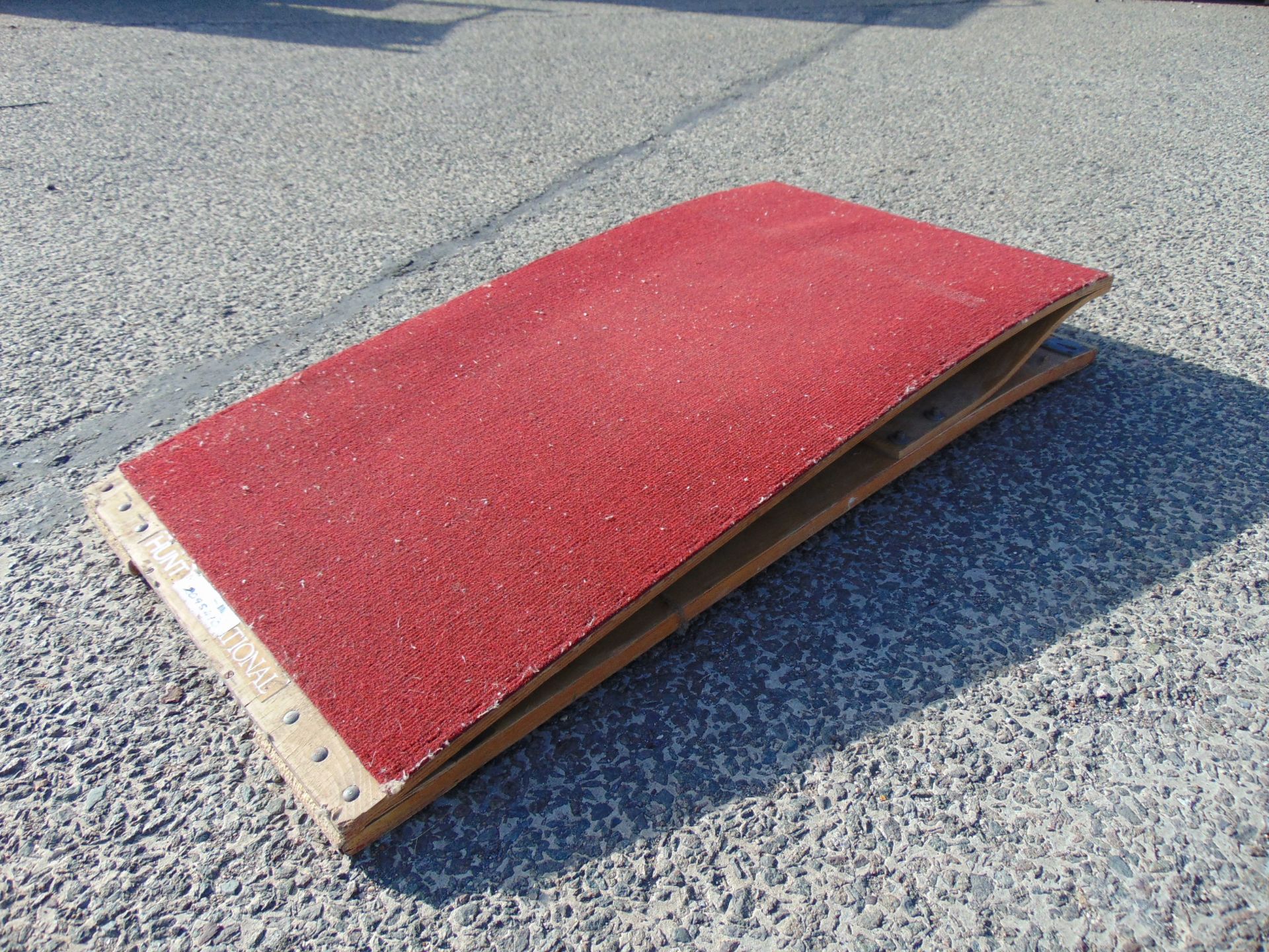 Gymnastics Carpet Covered Springboard