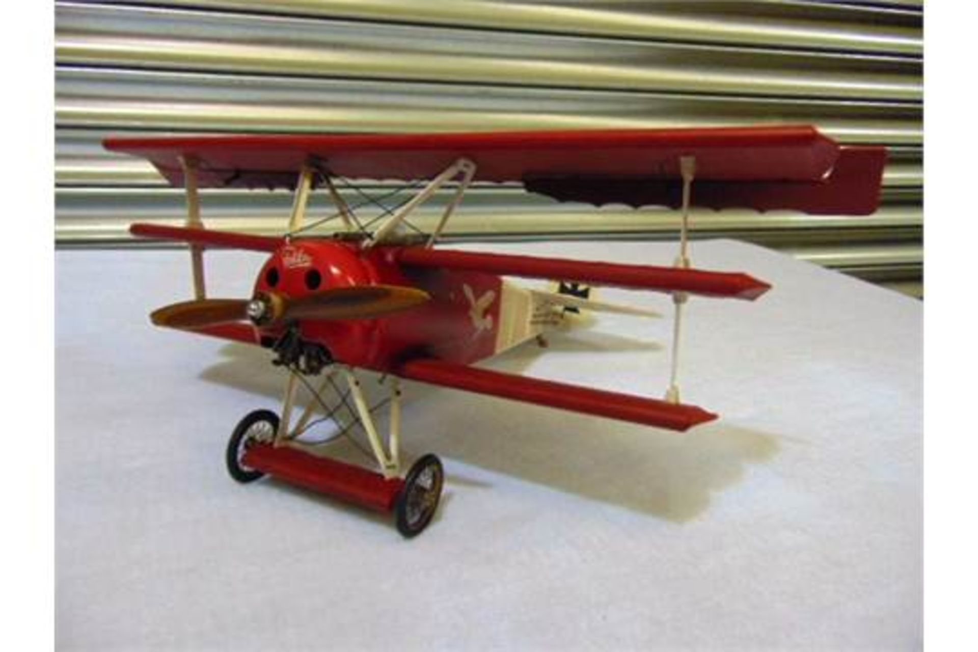 Legendary Red Baron's Fokker Triplane Detailed Model