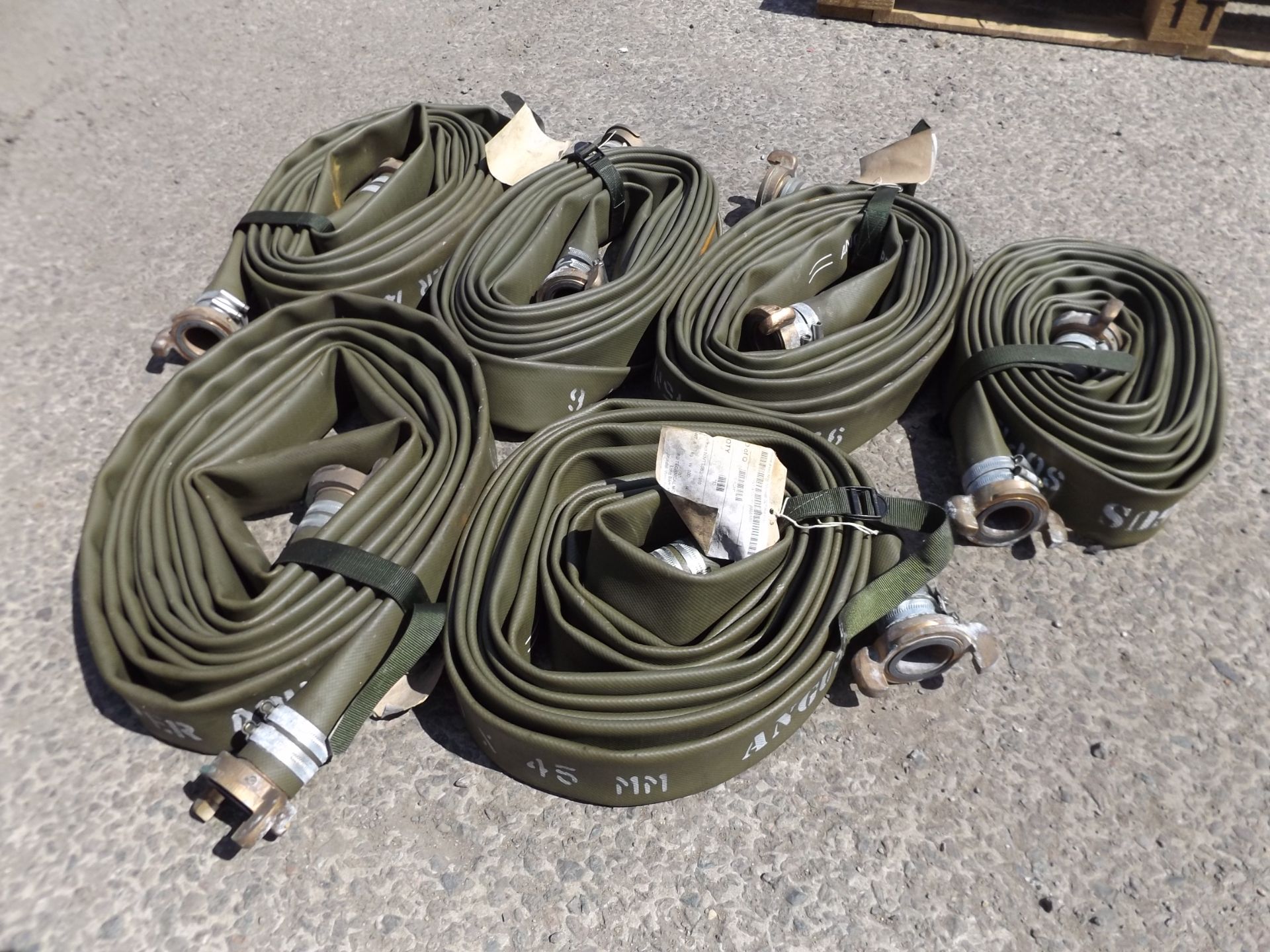 6 x Angus Super Aquaduct 30ft Hoses