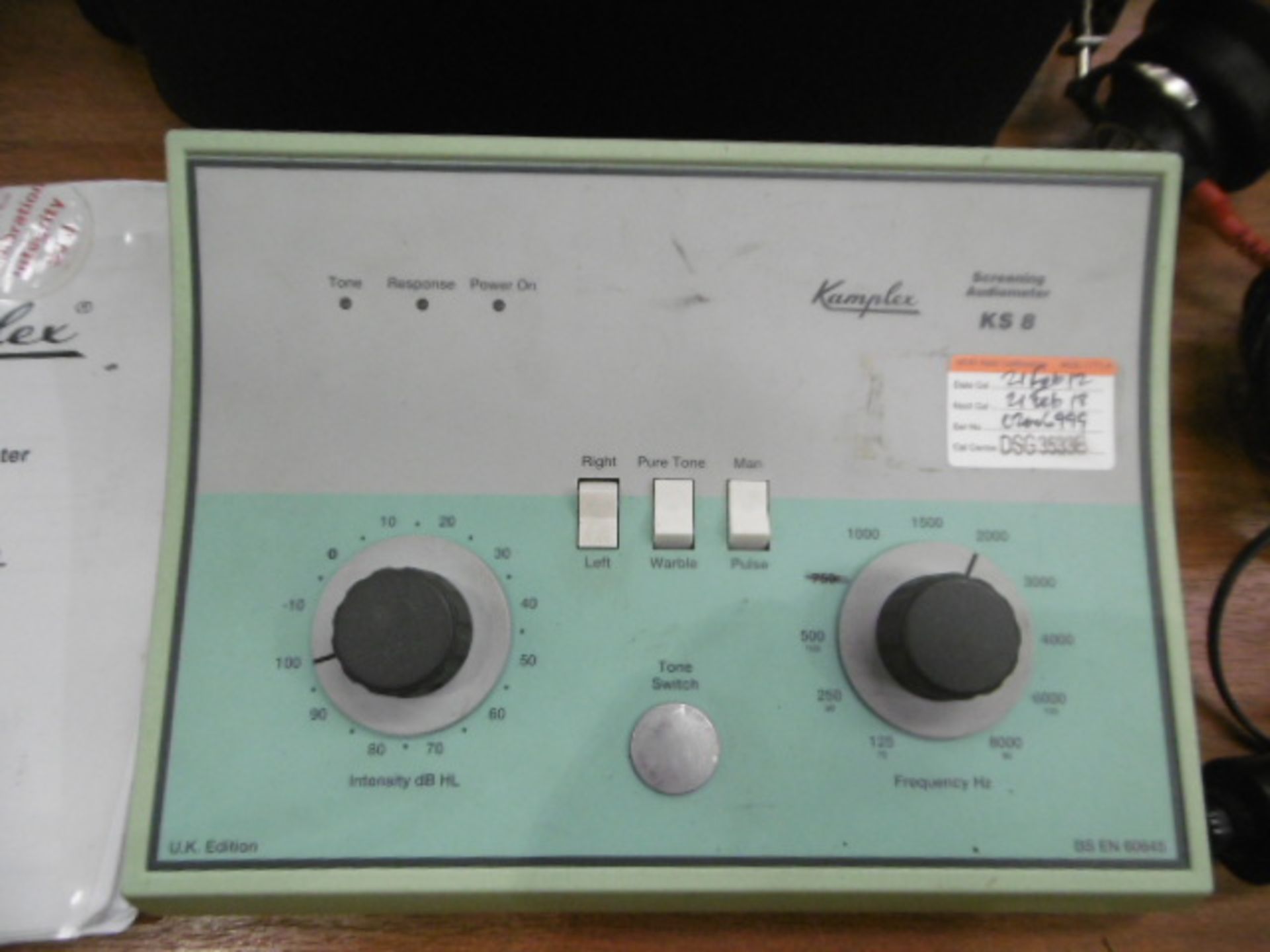 Kamplex KS8 Screening Audiometer - Image 2 of 15