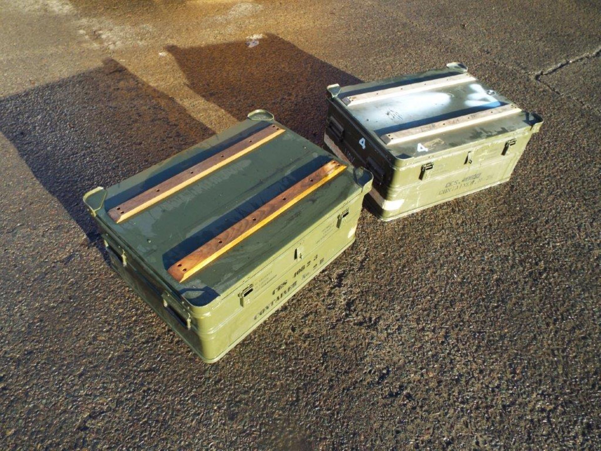 2 x Heavy Duty Zarges Aluminium Cases