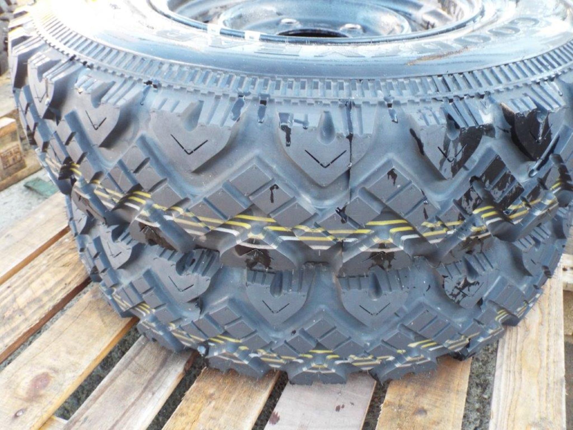 2 x Goodyear G90 7.50R 16C Tyres complete with Wolf Rims - Image 6 of 7