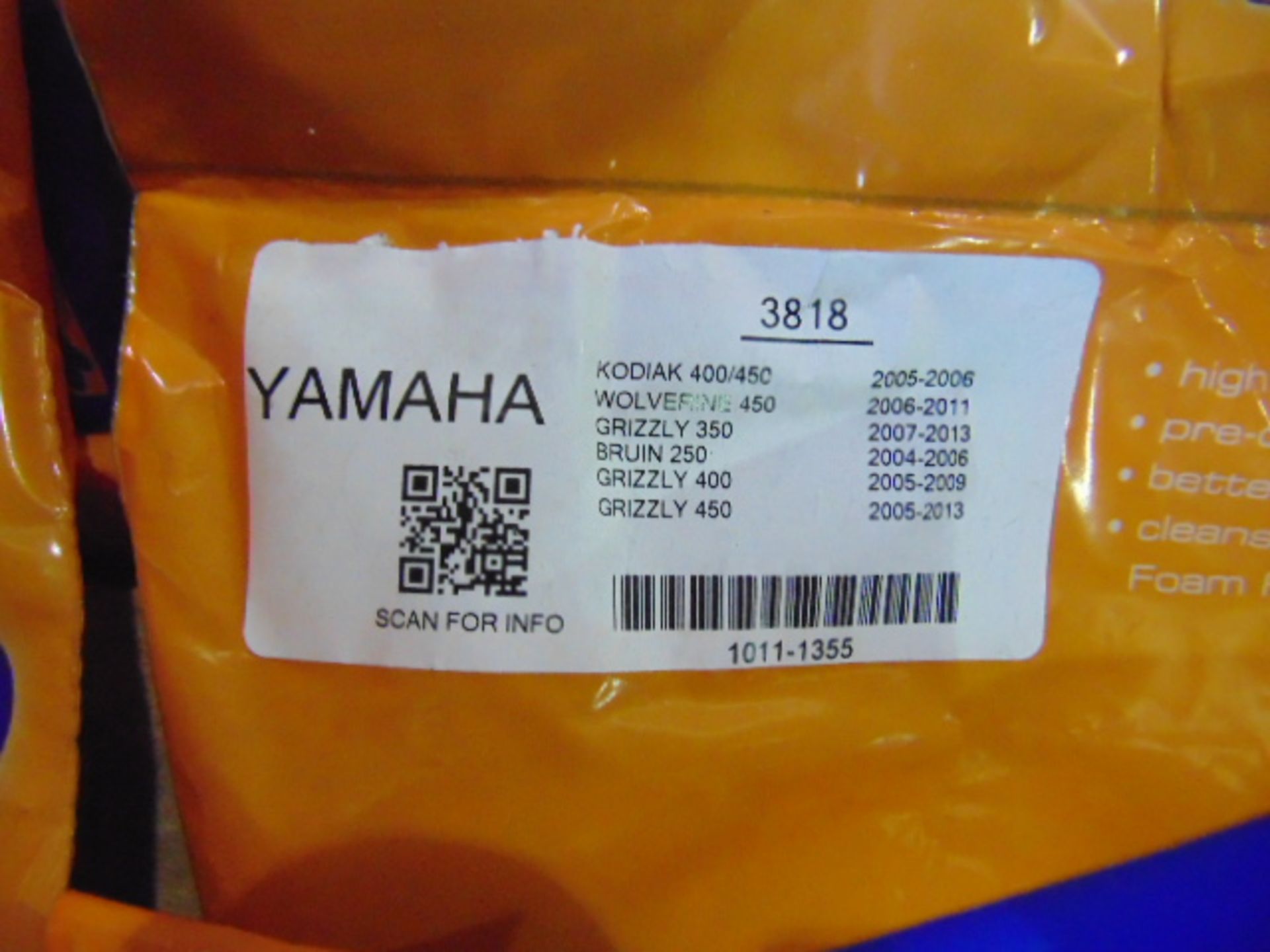 Yamaha Grizzly Maintenance Spares consisting of Spark Plugs, Filters, Belts, Lamps, Fuses Brake Pads - Bild 10 aus 10
