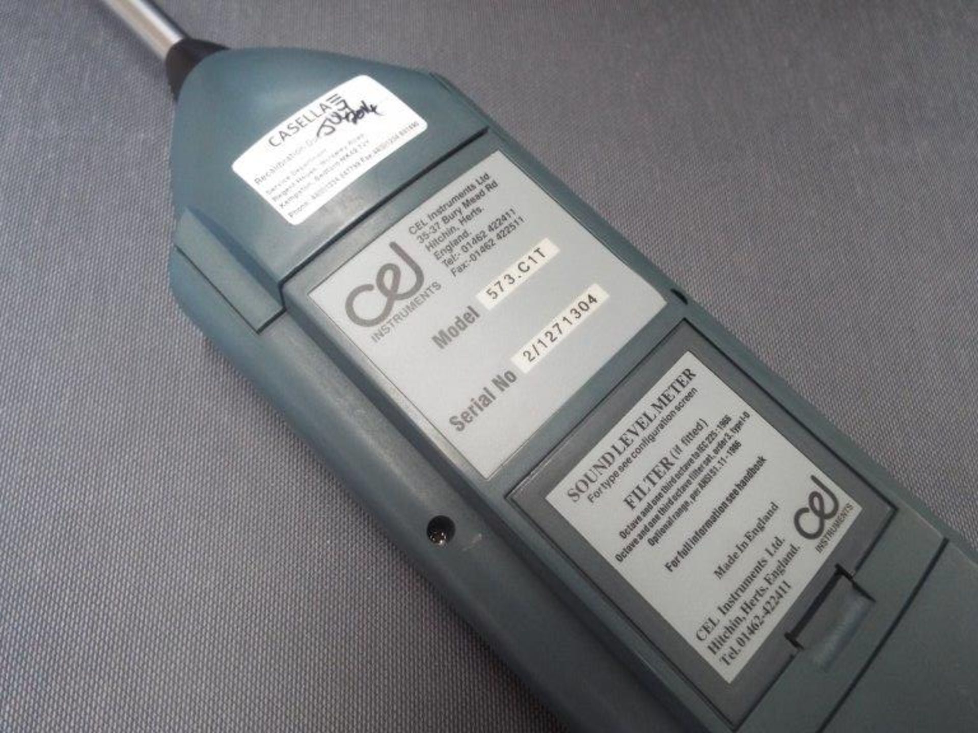 Casella Cel-573.C1T Professional Sound Analyzer / Level Meter Kit - Image 4 of 13