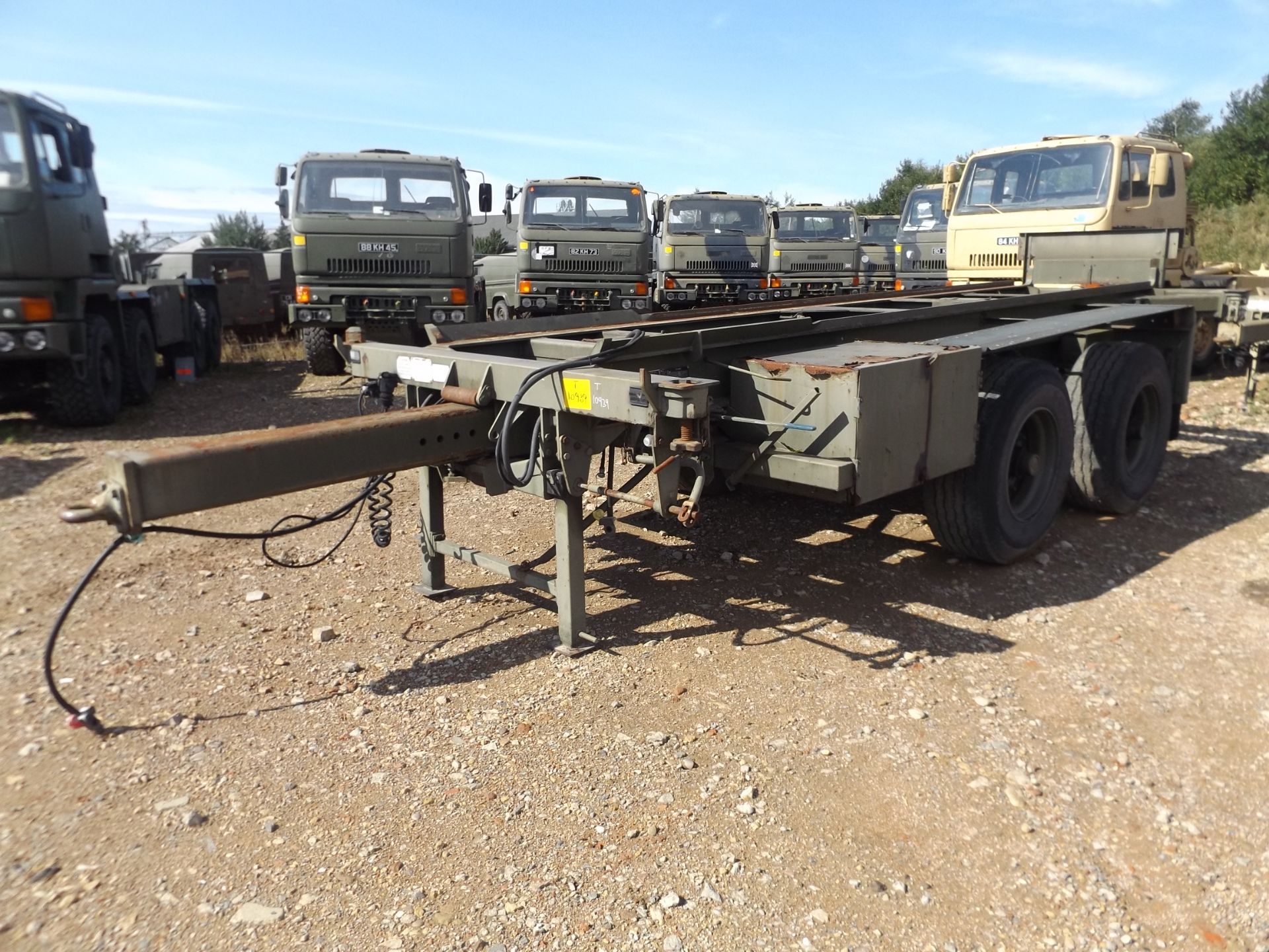 Reynolds Boughton MLRS 10.5 TON twin axle Skeletal Drops Trailer - Bild 2 aus 12