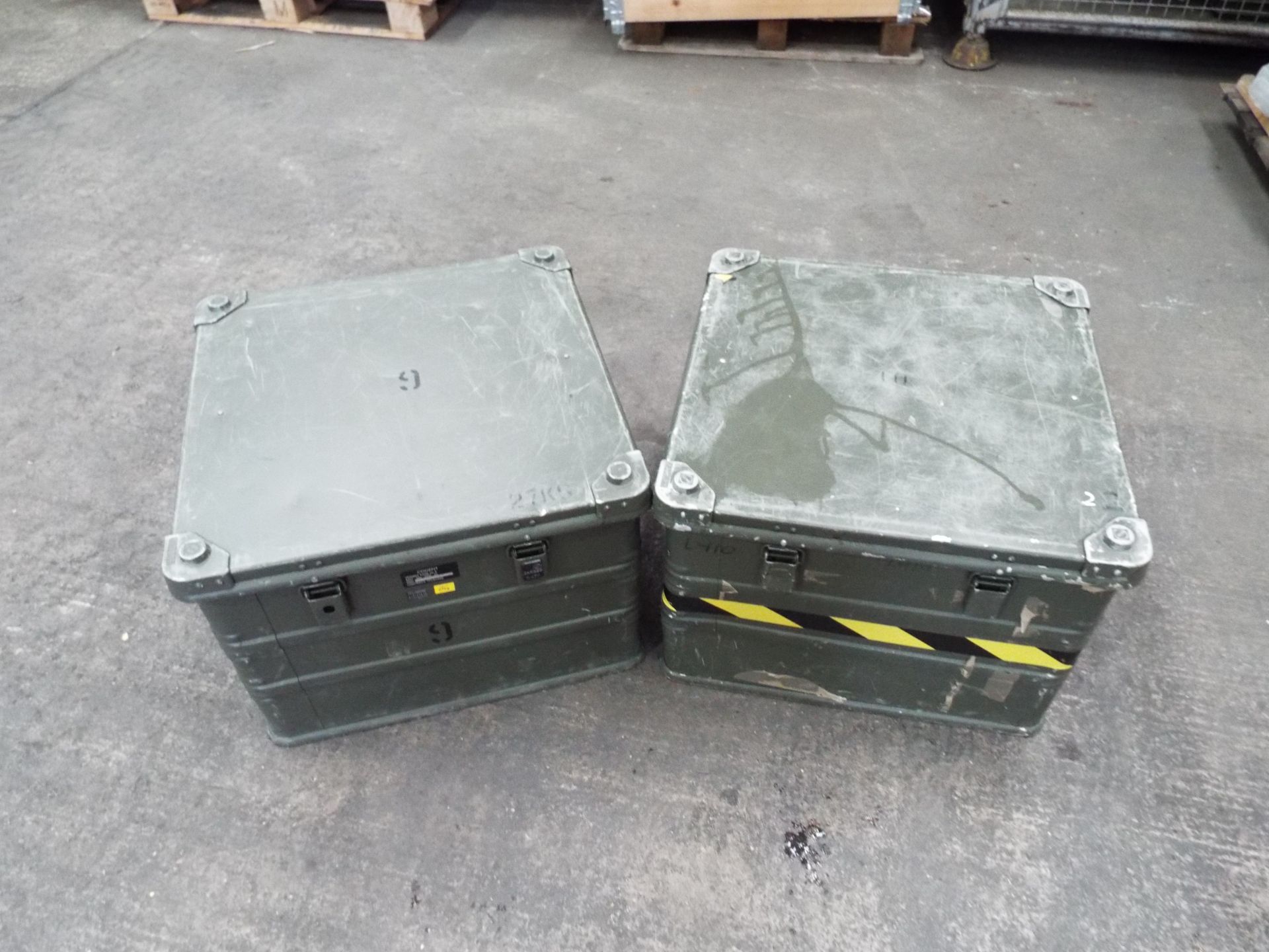 2 x Heavy Duty Zarges Aluminium Cases