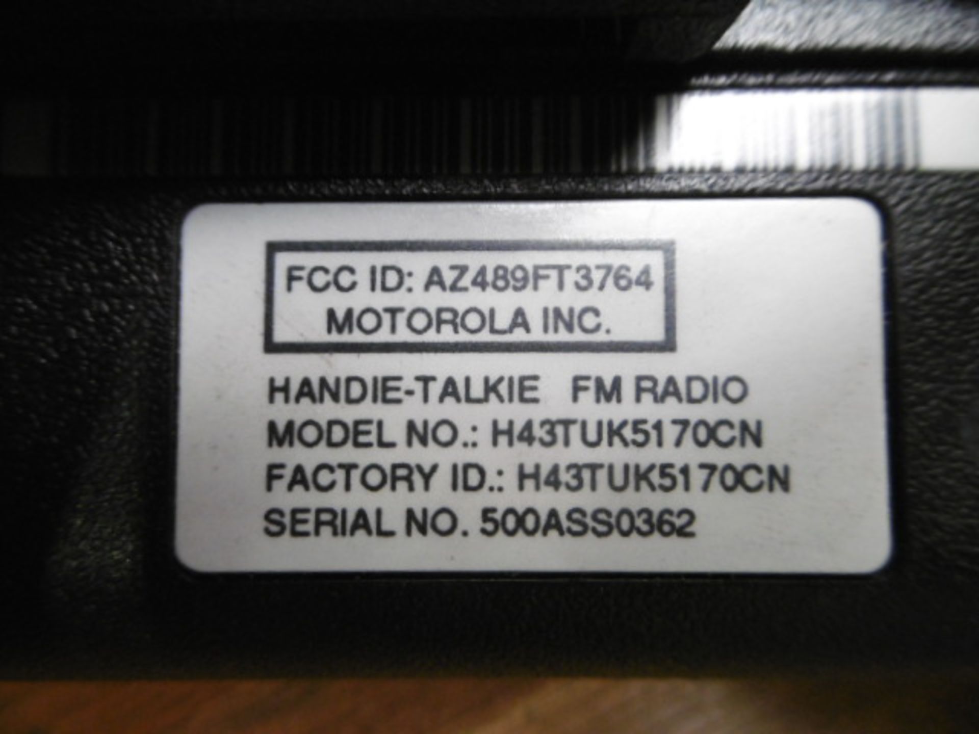 2 x Unissued Motorola Systems Saber Handie Talkie Kits - Bild 7 aus 9