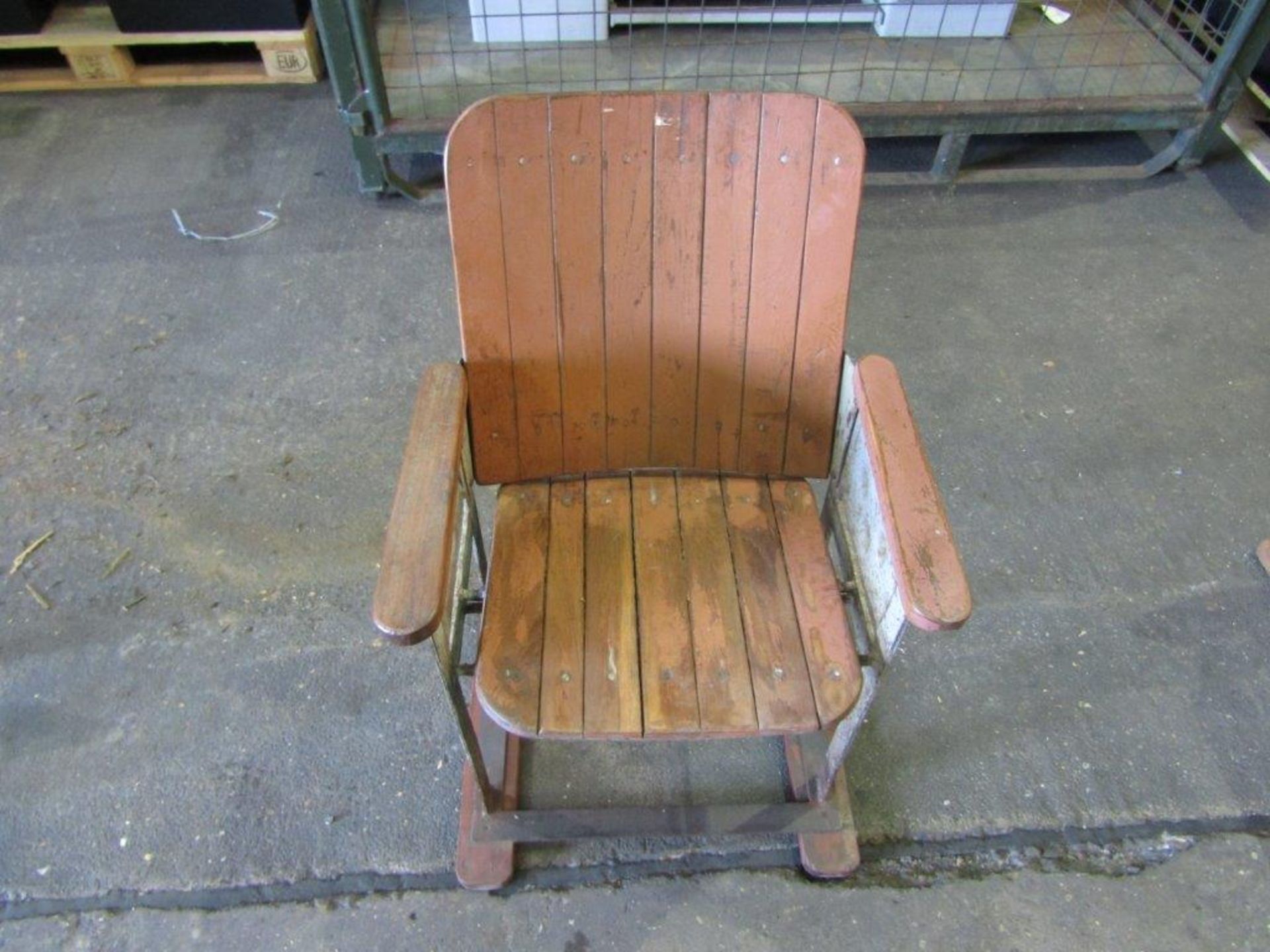 You are bidding on a Unique Vintage Cinema Seat - Image 2 of 7