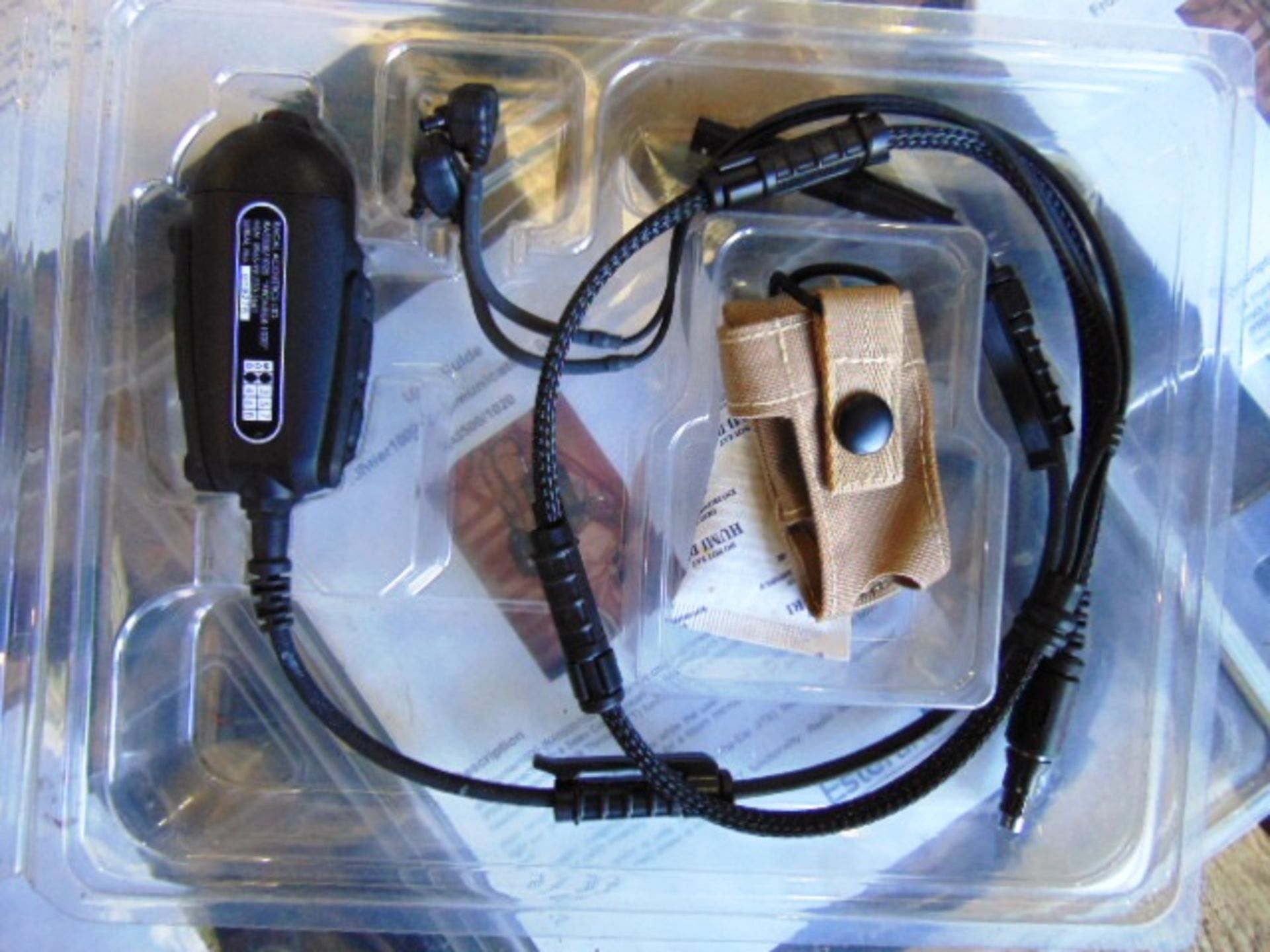 10 x Clansman Racal Frontier Headsets / communication system - Bild 3 aus 8