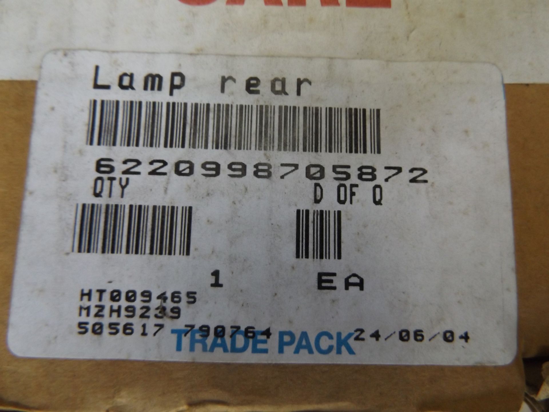 8 x DAF Rear Lamp Units P/No MZH9239 - Image 6 of 6