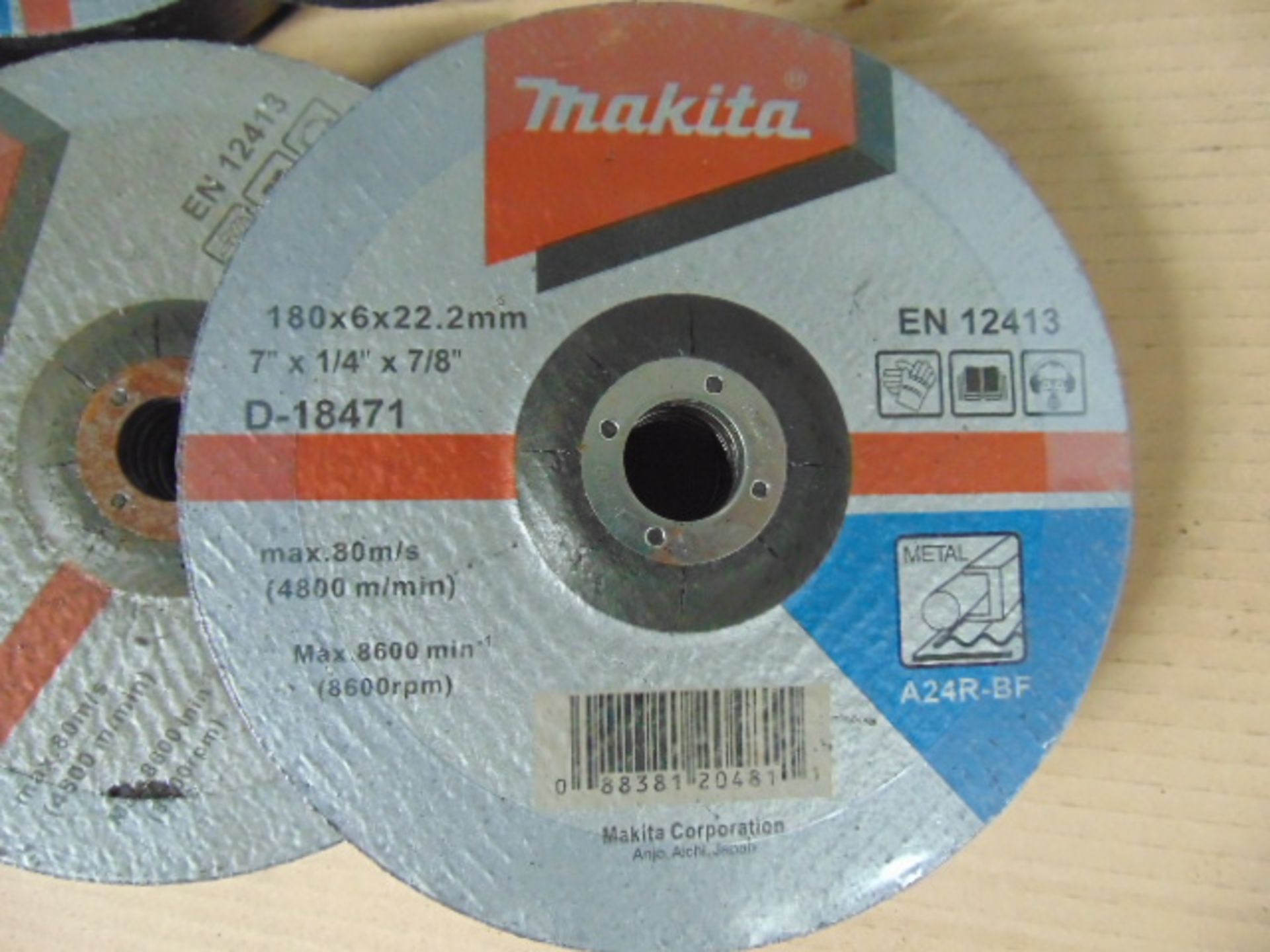 50 x Makita Metal Grinding Discs - Bild 3 aus 3