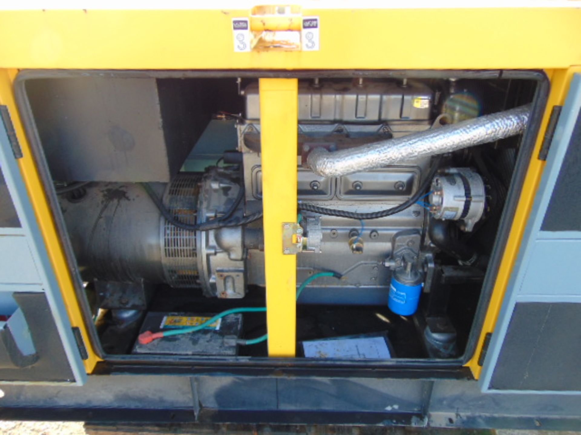 UNISSUED WITH TEST HOURS ONLY 40 KVA 3 Phase Silent Diesel Generator Set - Image 3 of 13